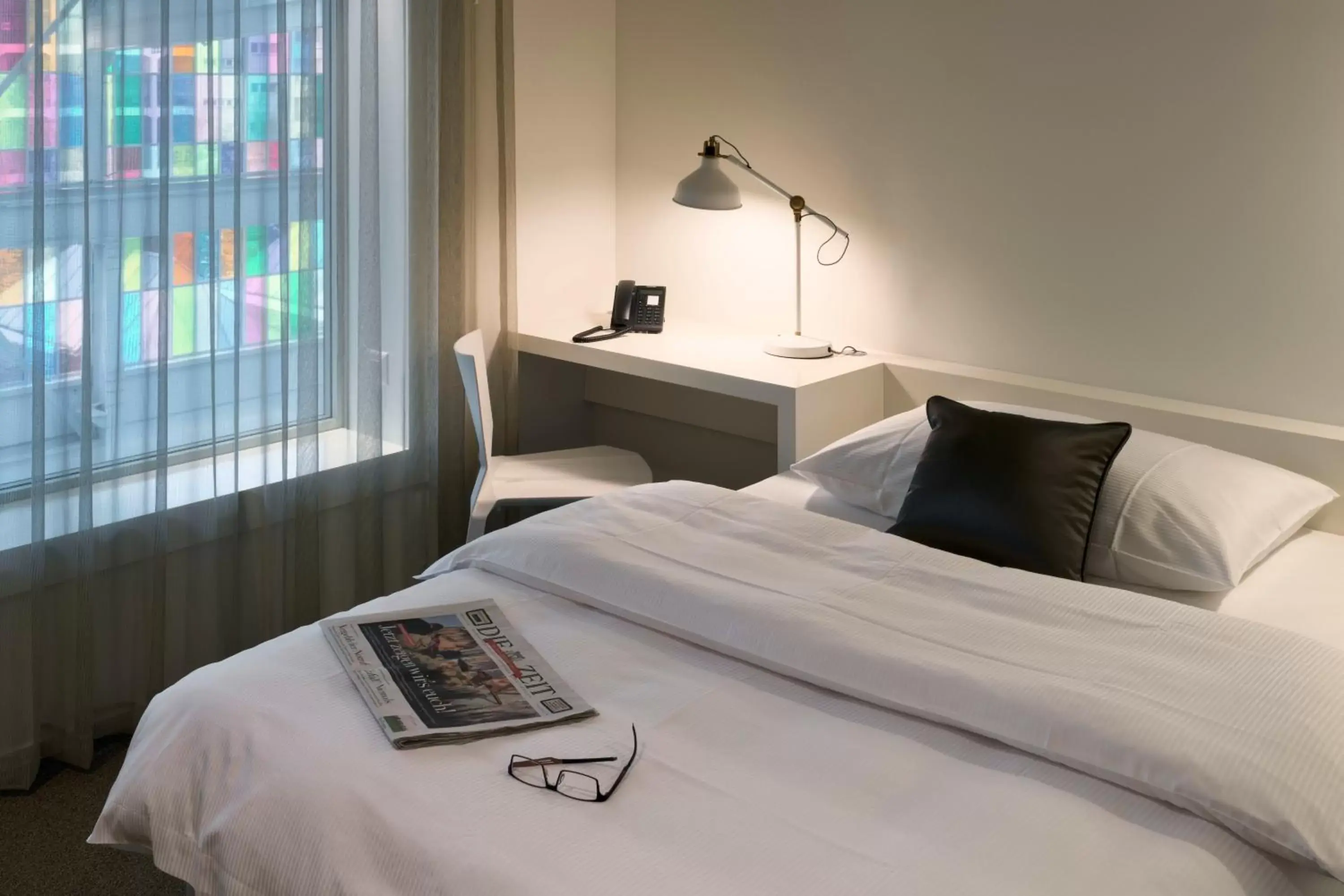Photo of the whole room, Bed in Trafo Hotel Baden