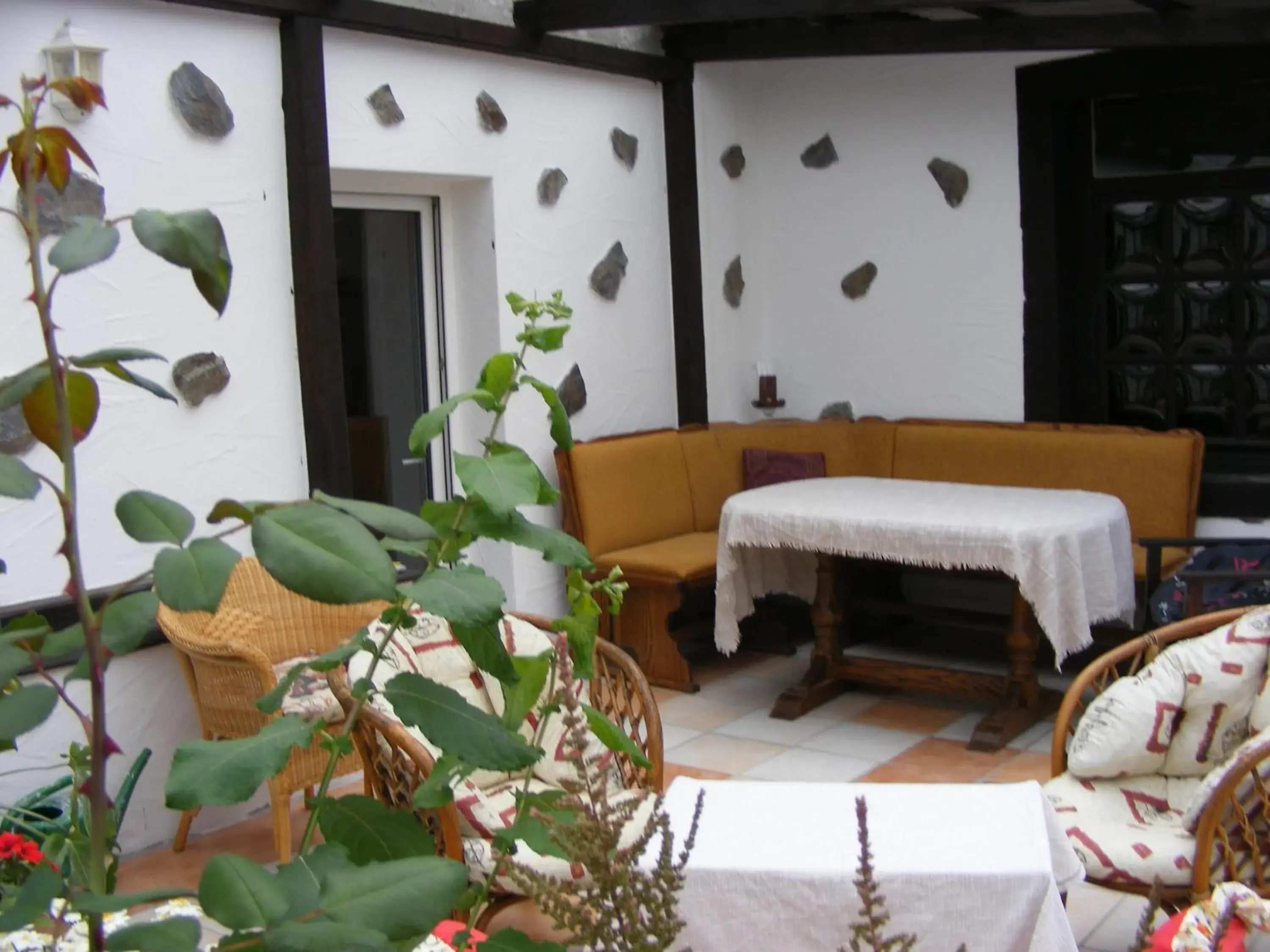 Balcony/Terrace, Bed in Zum Achten Himmel Balcony/Terrace, Bed in Zum Achten Himmel