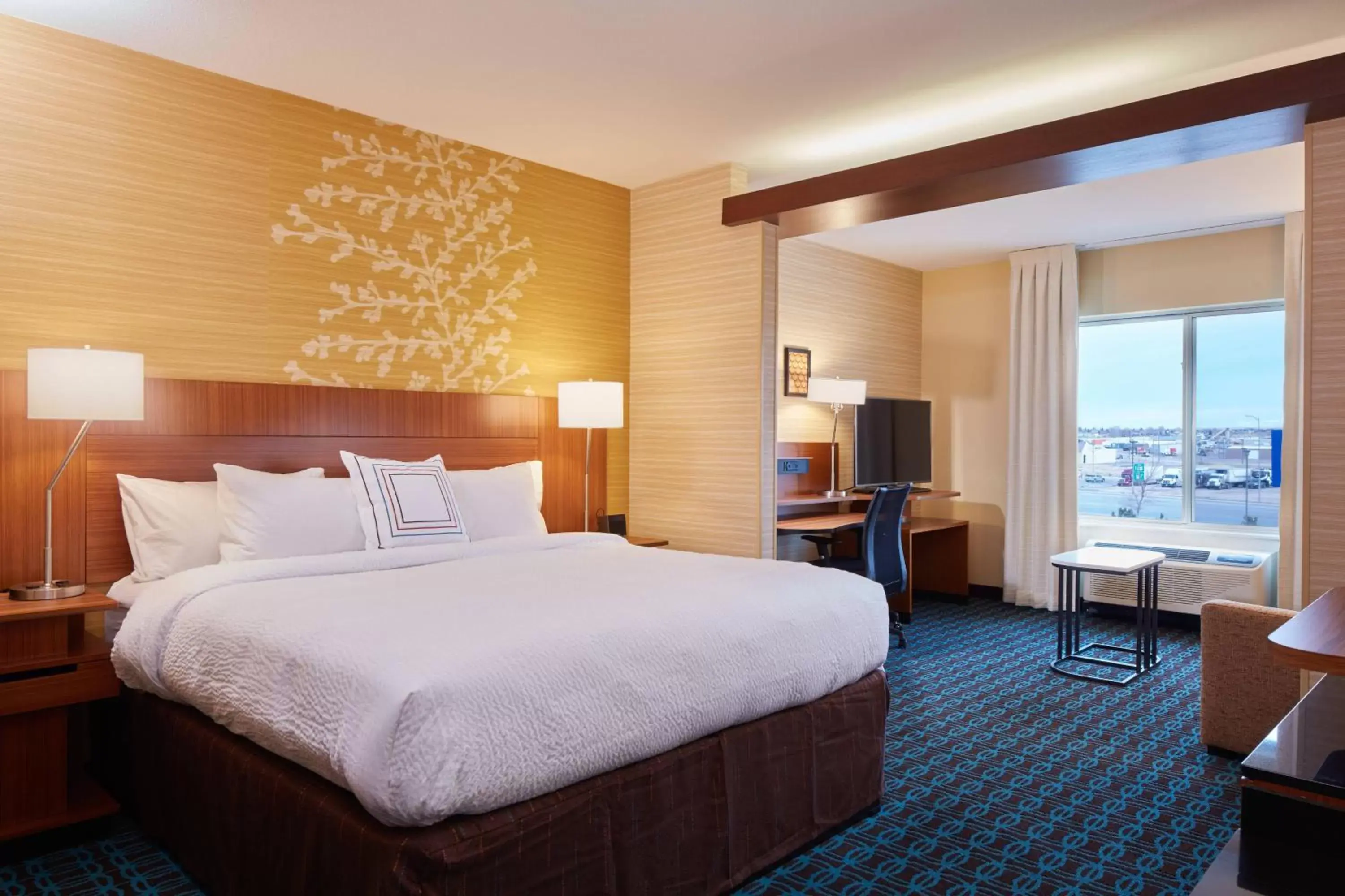 Bedroom, Bed in Fairfield Inn & Suites by Marriott Rawlins