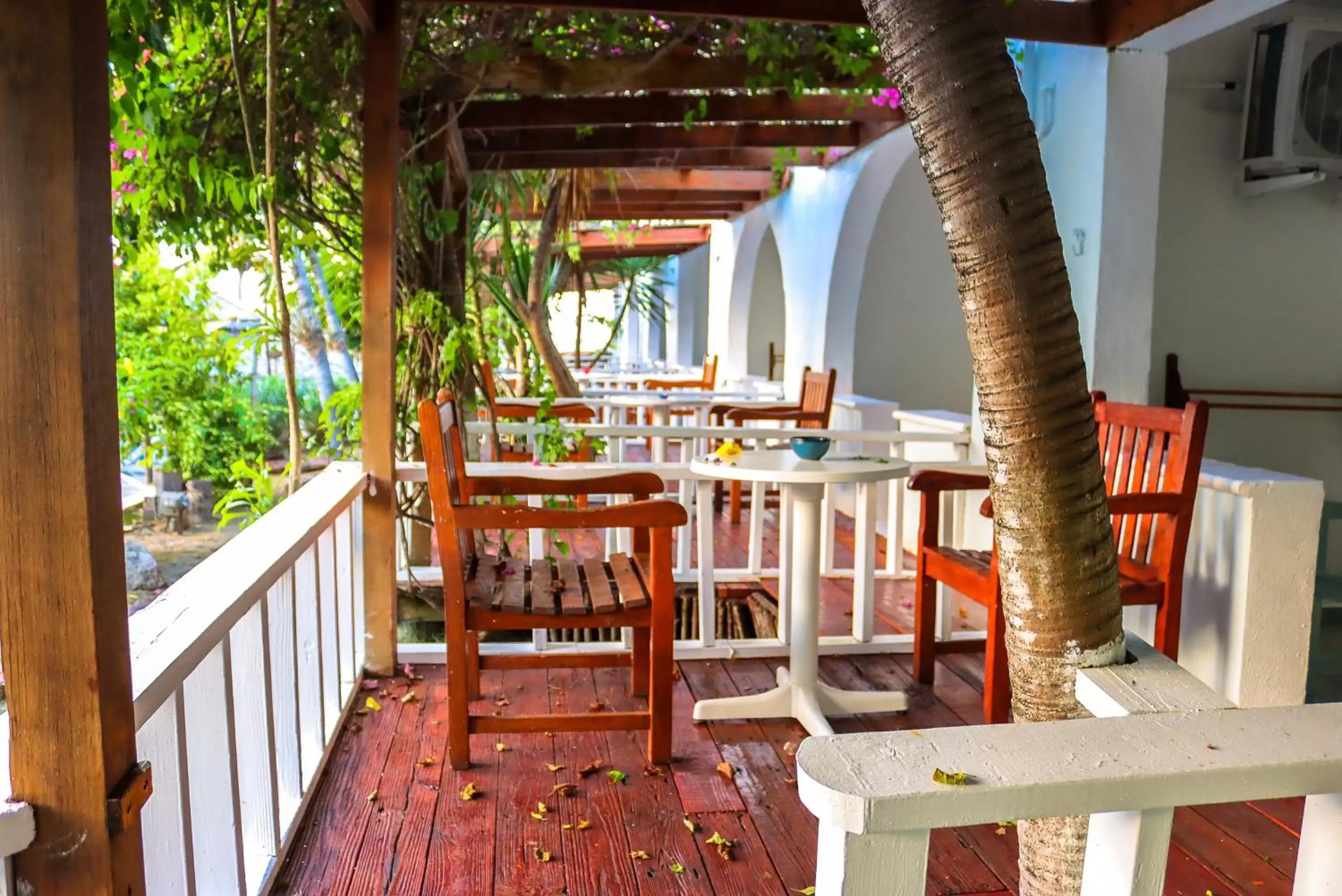 Patio, Restaurant/Places to Eat in Ocean Point Resort & Spa Adults Only