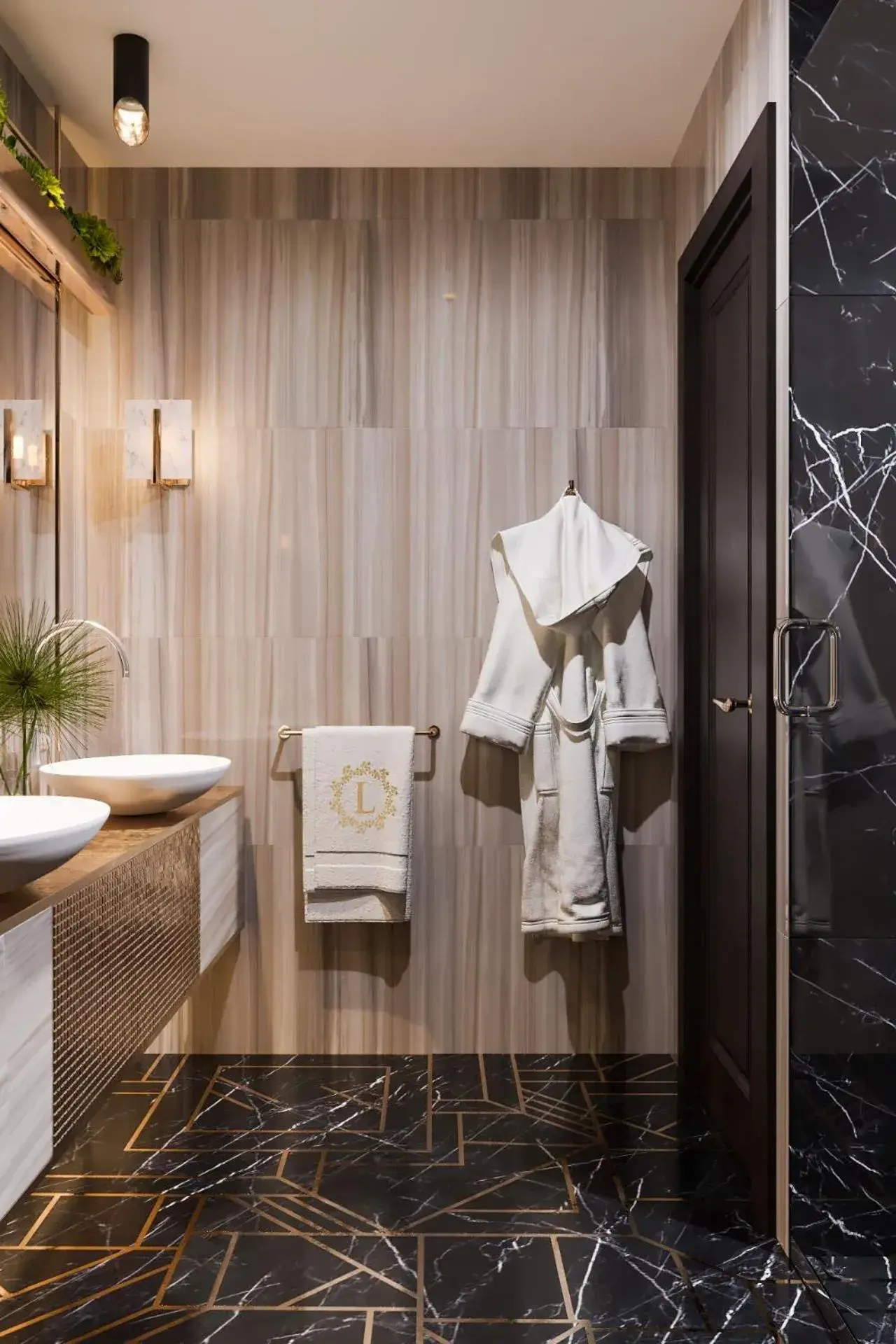 Bathroom in The Legacy Hotel Trademark Collection by Wyndham
