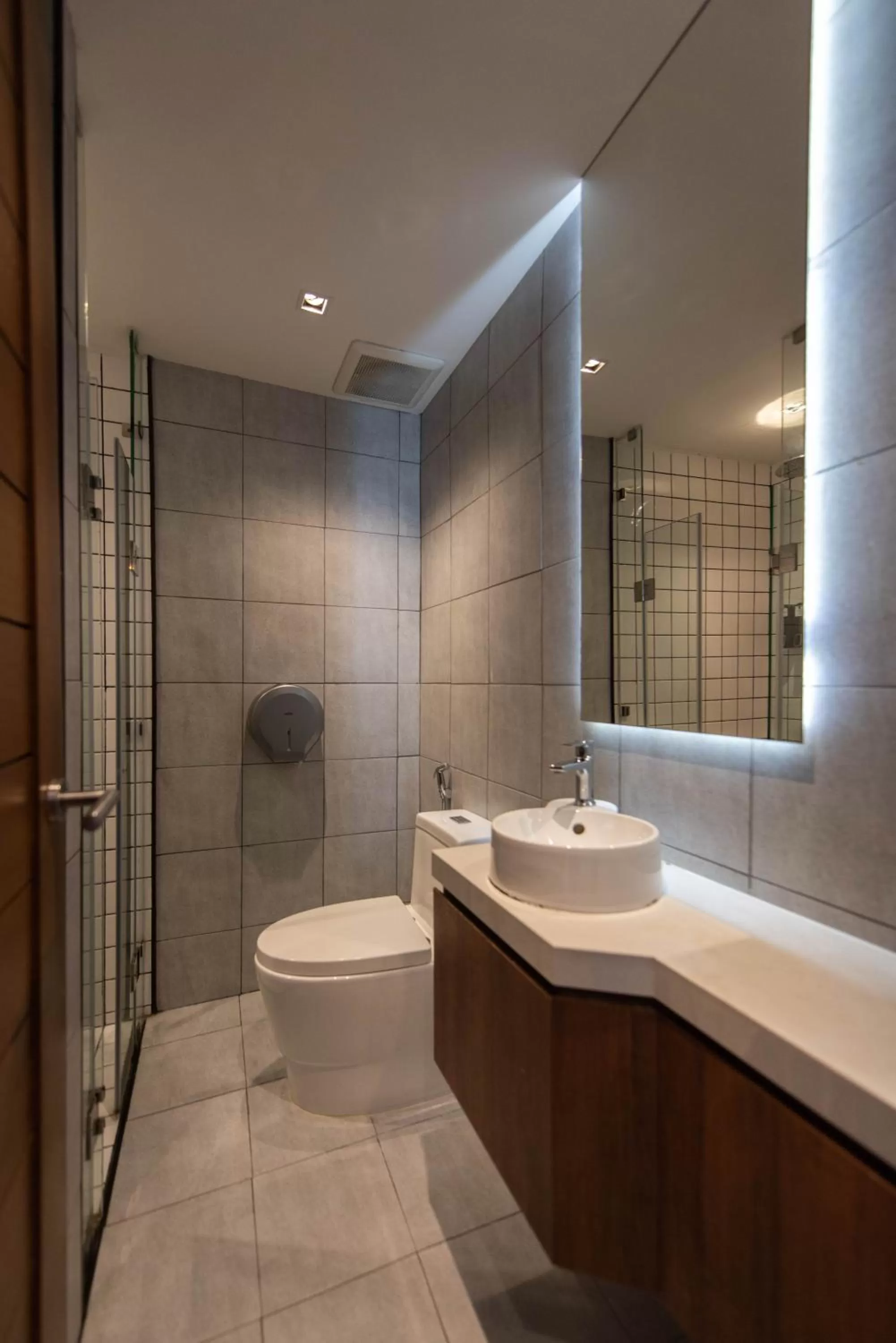 Toilet in Botanic Service Room at Impact Muangthongthani - SHA Certified