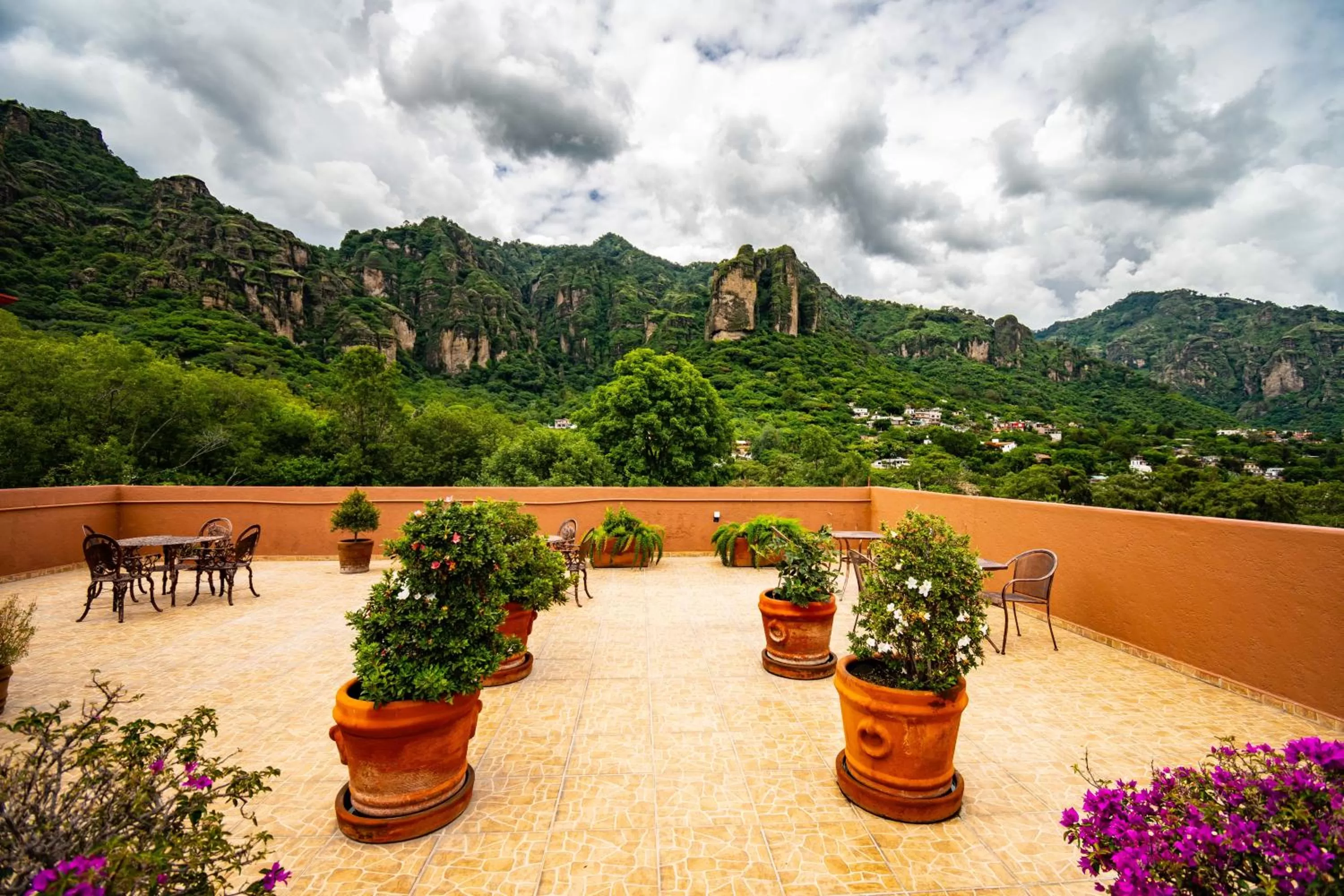 Balcony/Terrace in La Pirámide del Tepozteco