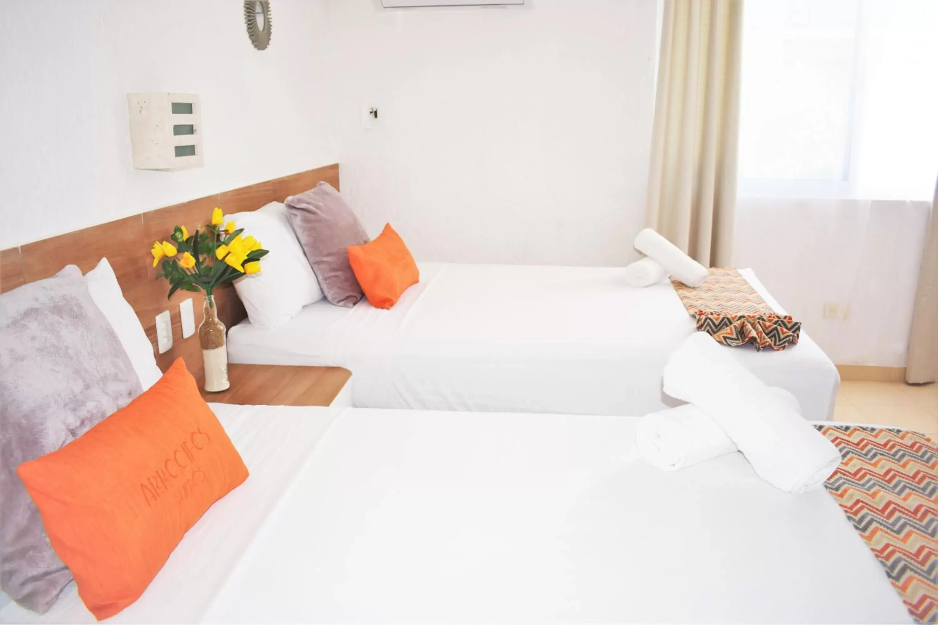 Bed in Arrecifes Suites
