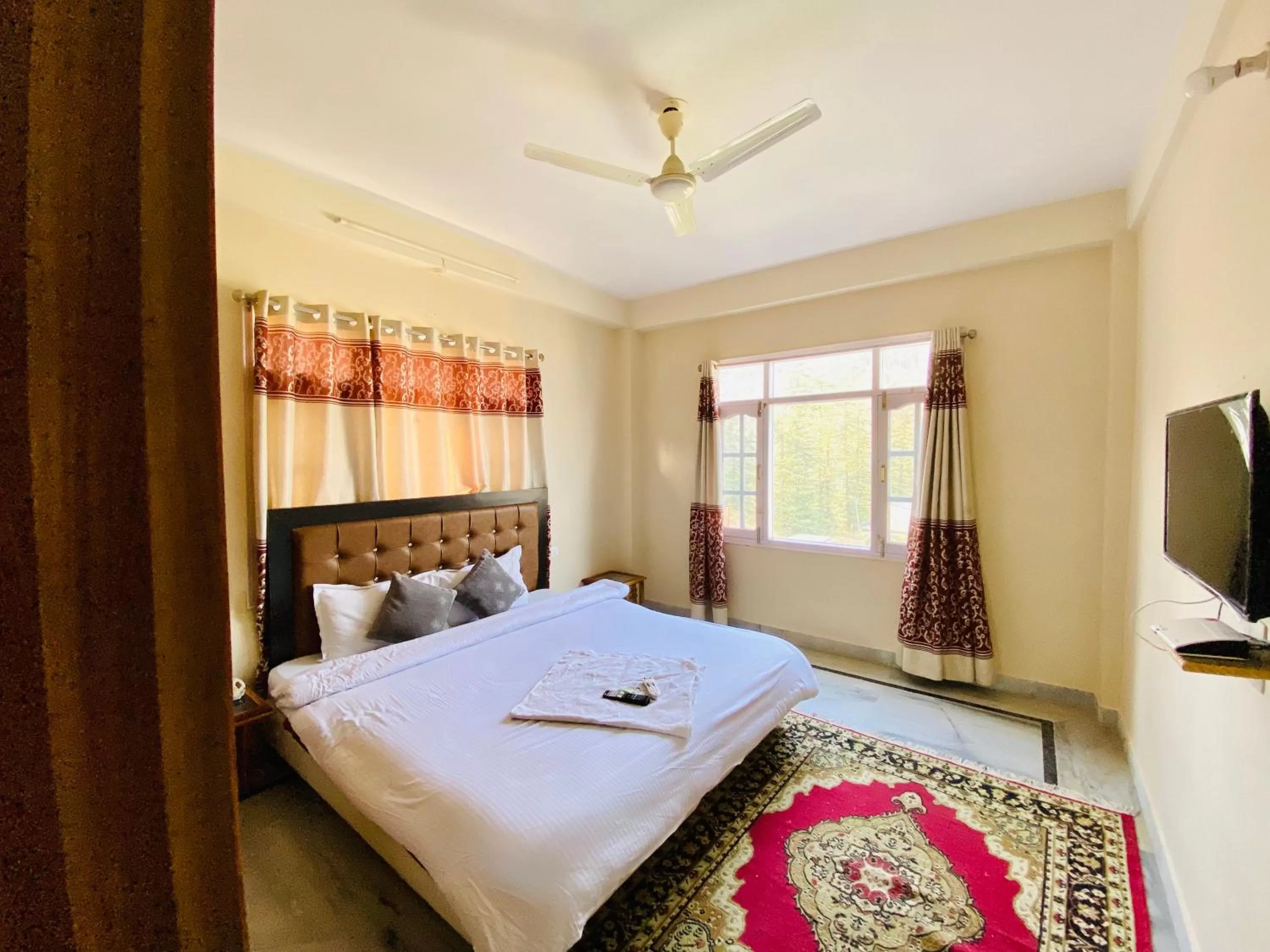 Bed in Sai Cottage Shimla