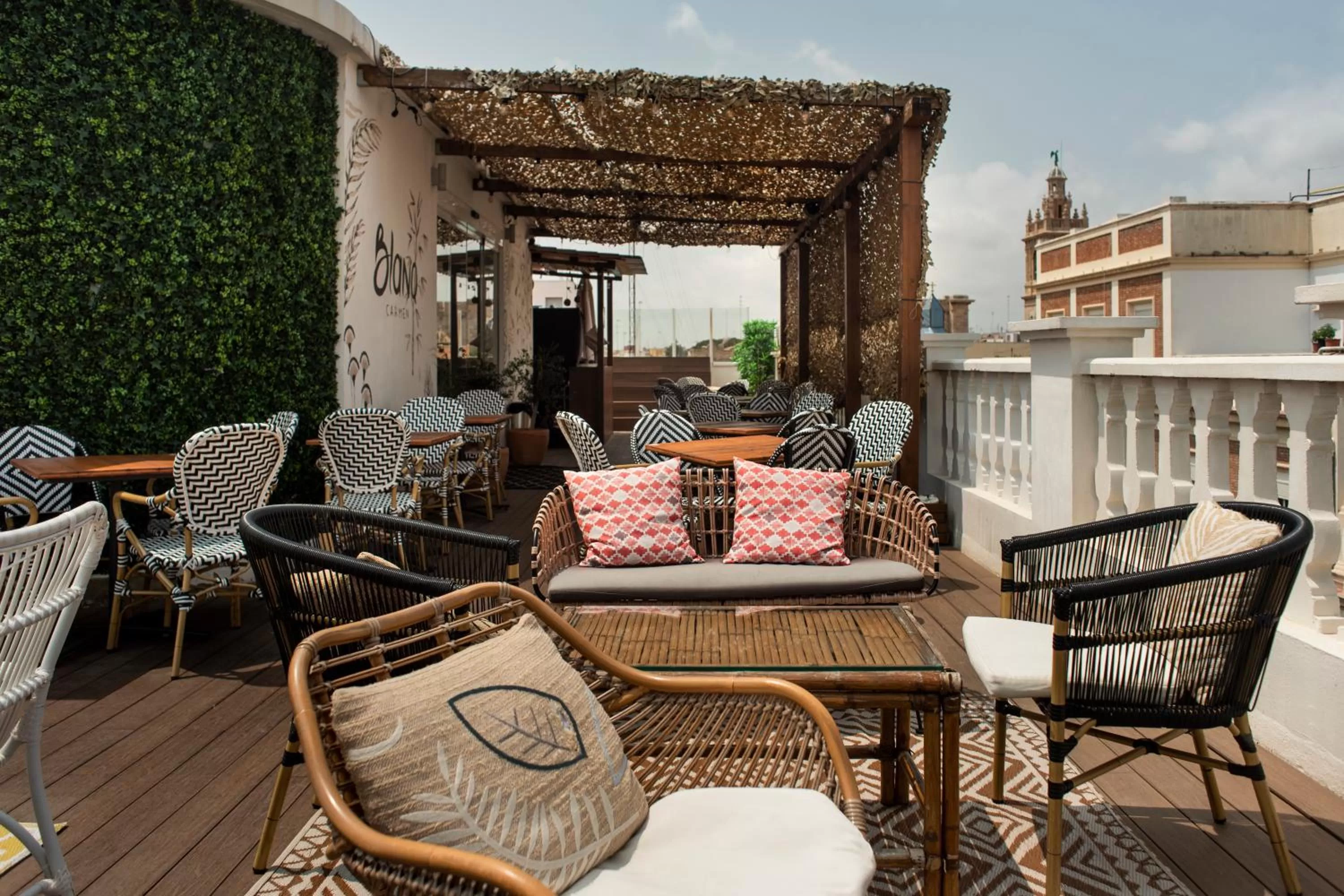 Balcony/Terrace in Blanq Carmen Hotel
