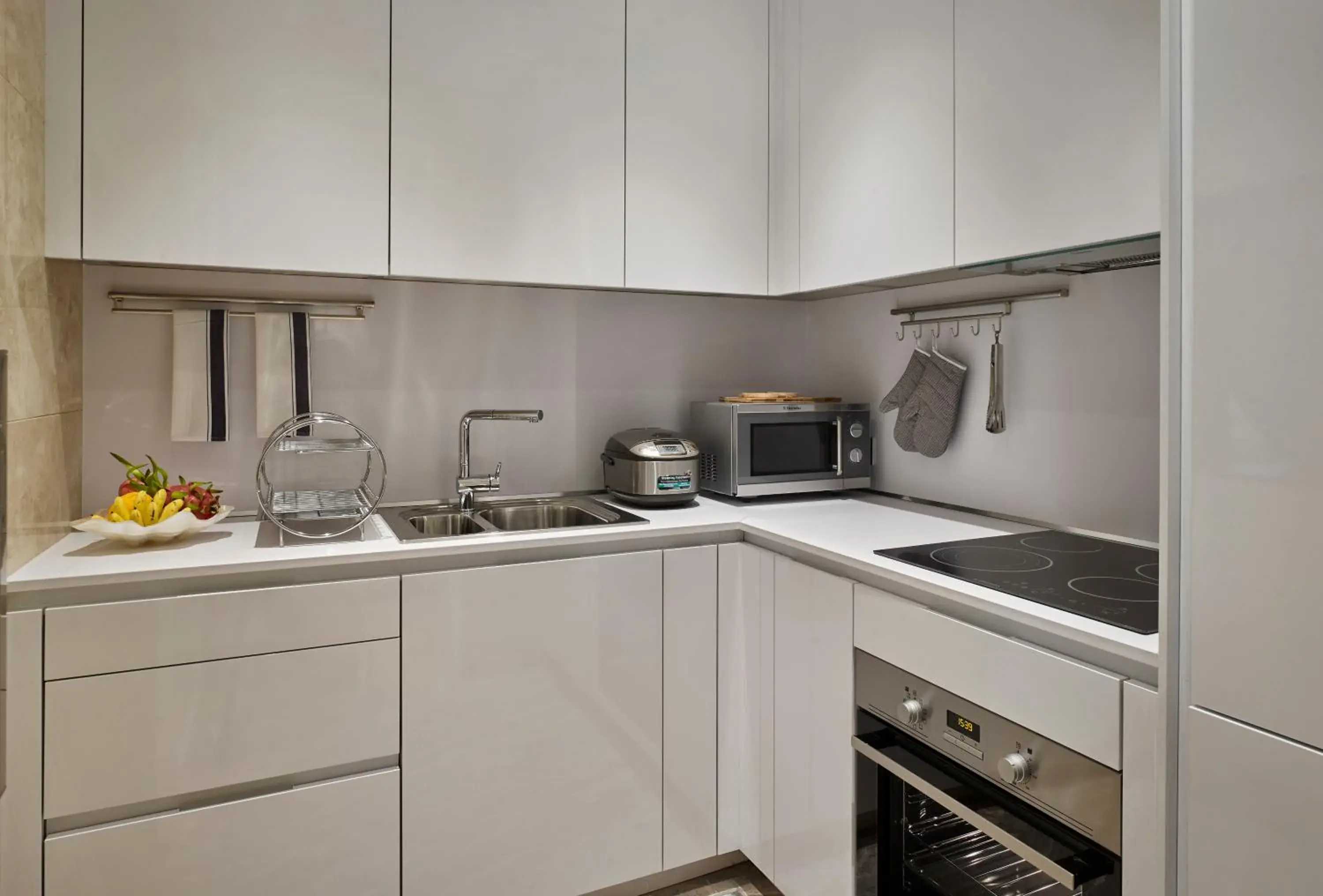 kitchen, Kitchen/Kitchenette in The Reverie Saigon Residential Suites