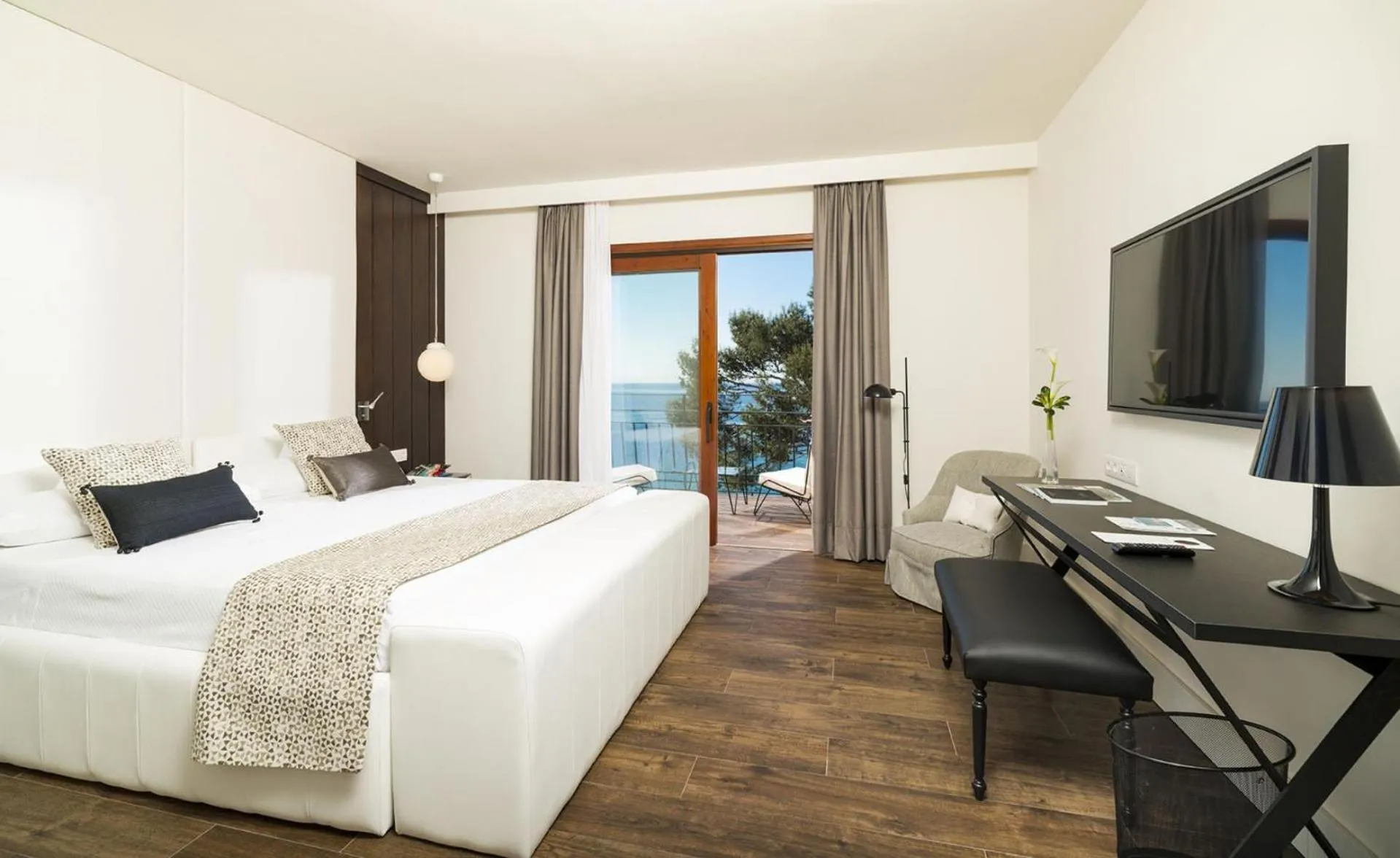 Bed in Hotel Santa Marta