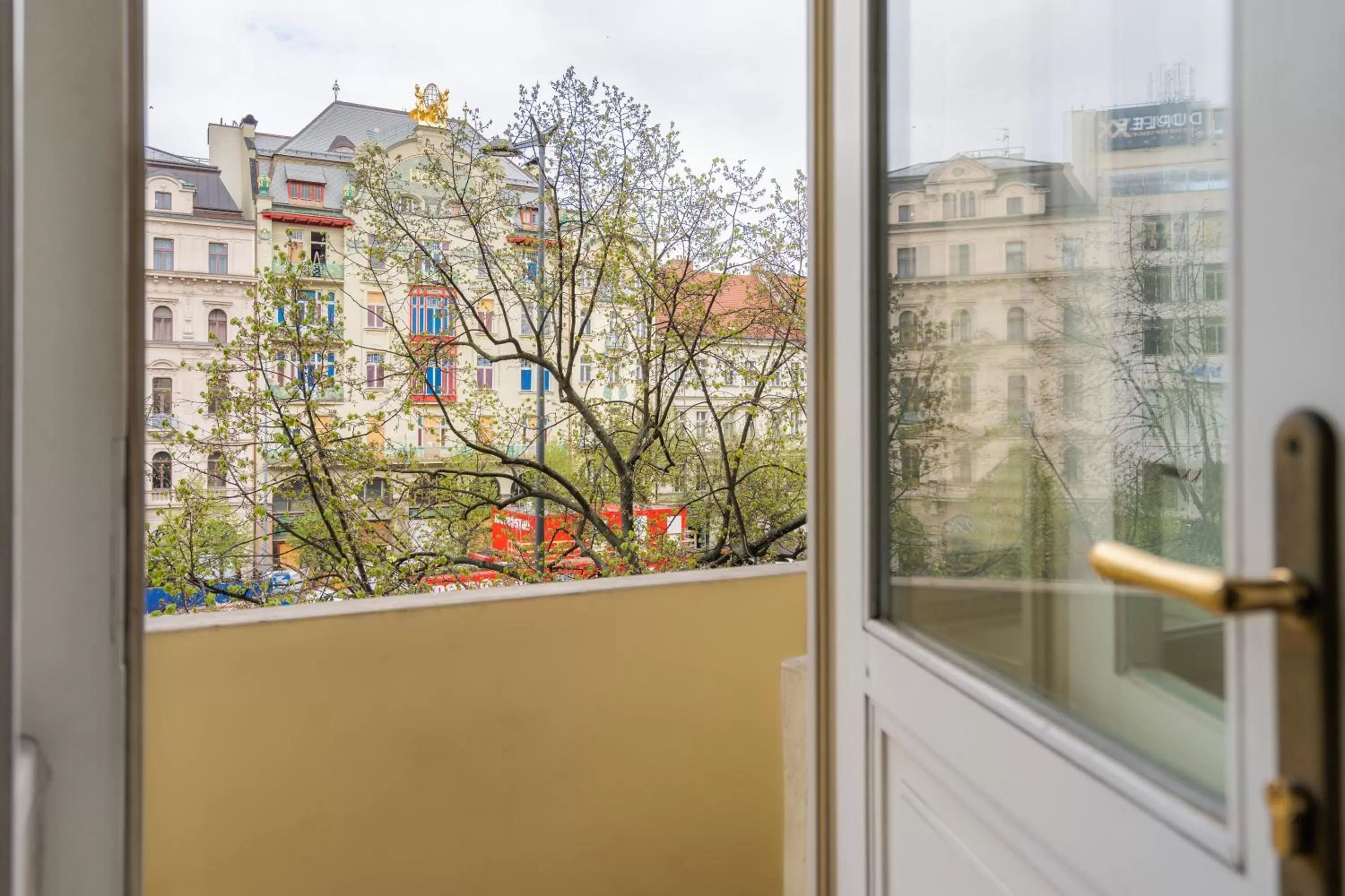 Balcony/Terrace in EA ApartHotel Melantrich