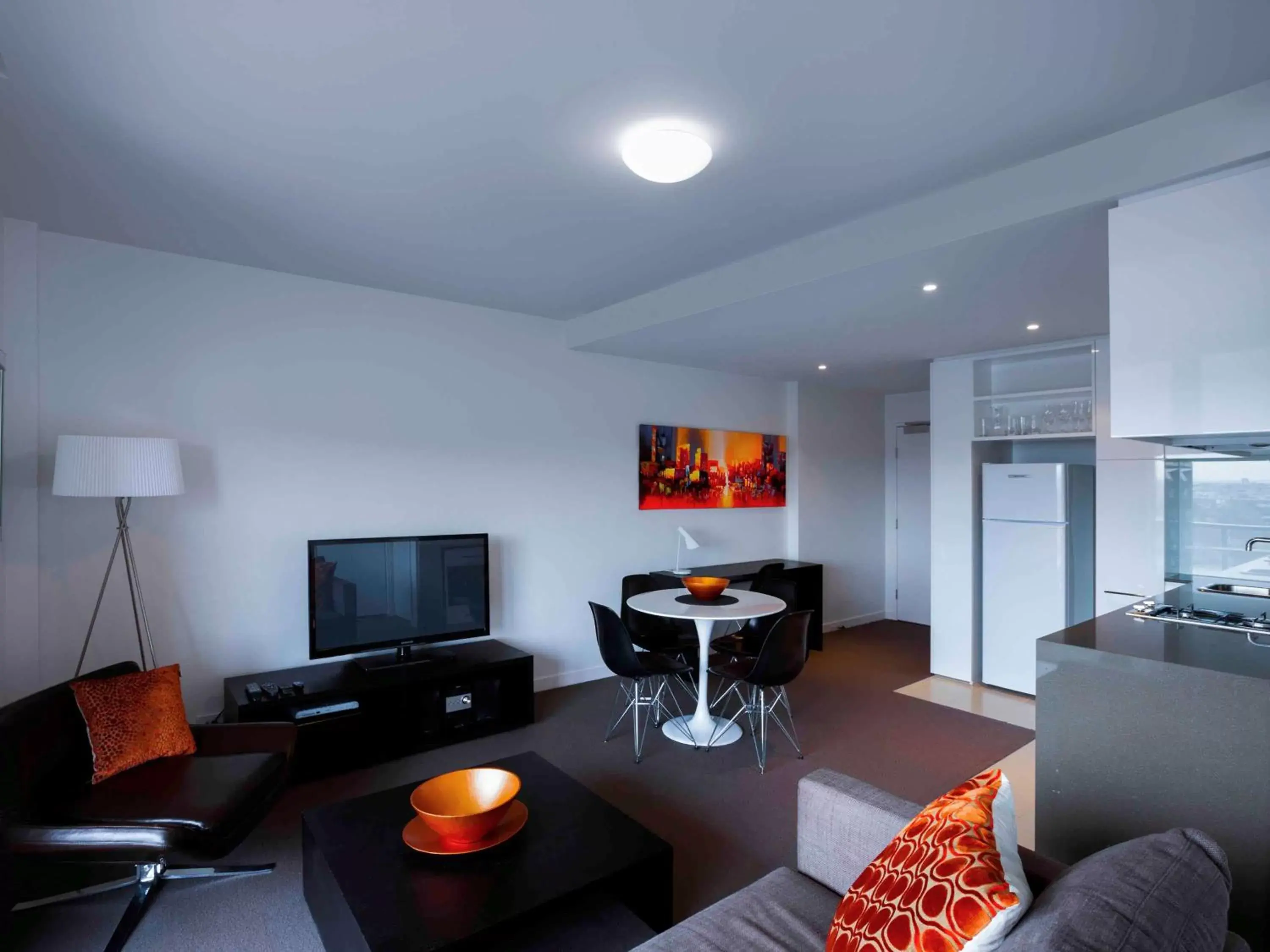 Photo of the whole room, Seating Area in The Sebel Residences Melbourne Docklands Serviced Apartments