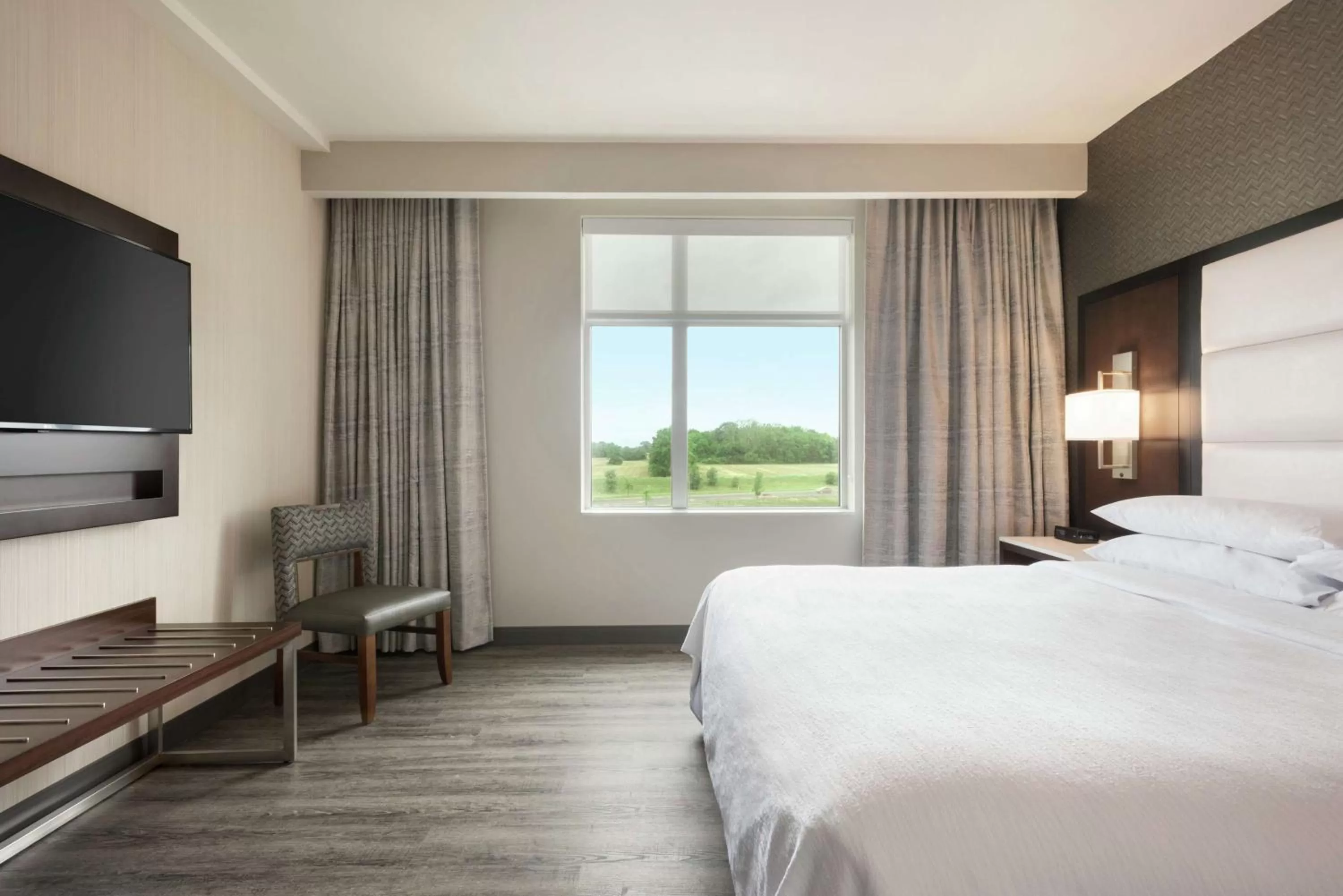 Bedroom, Bed in Embassy Suites By Hilton Noblesville Indianapolis Conv Ctr