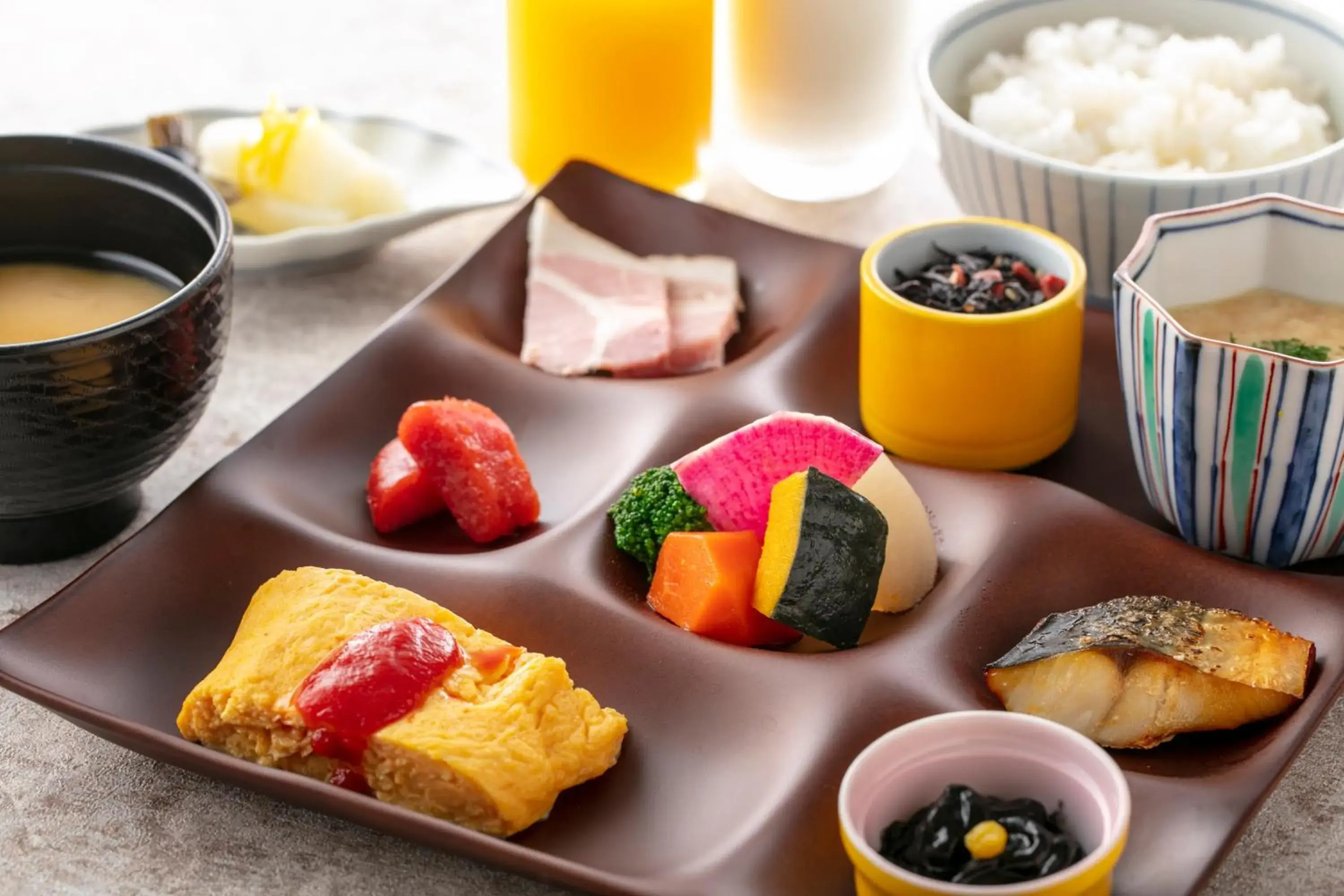 Food close-up, Breakfast in Hotel Cadenza Tokyo