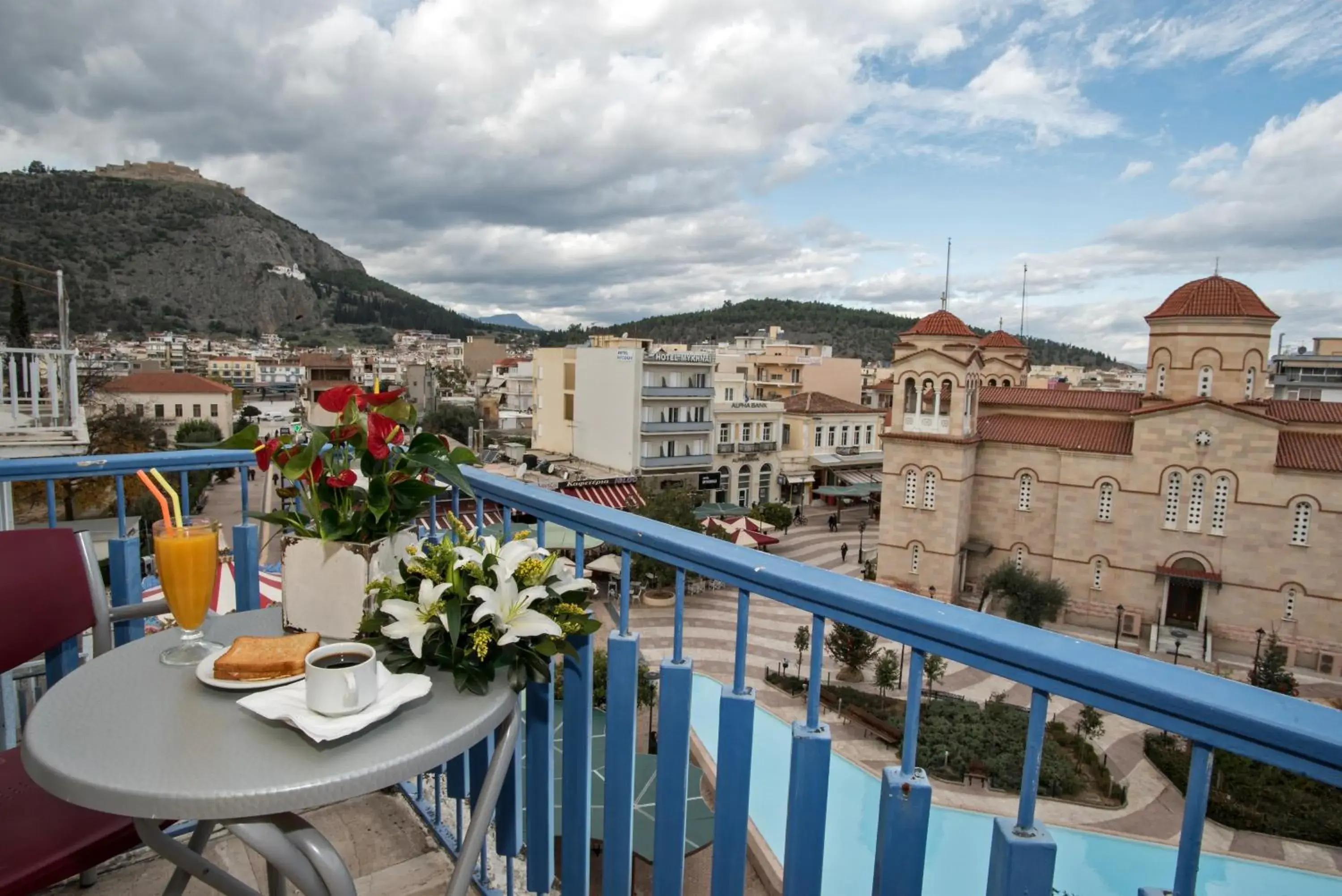 Balcony/Terrace in Morfeas Hotel