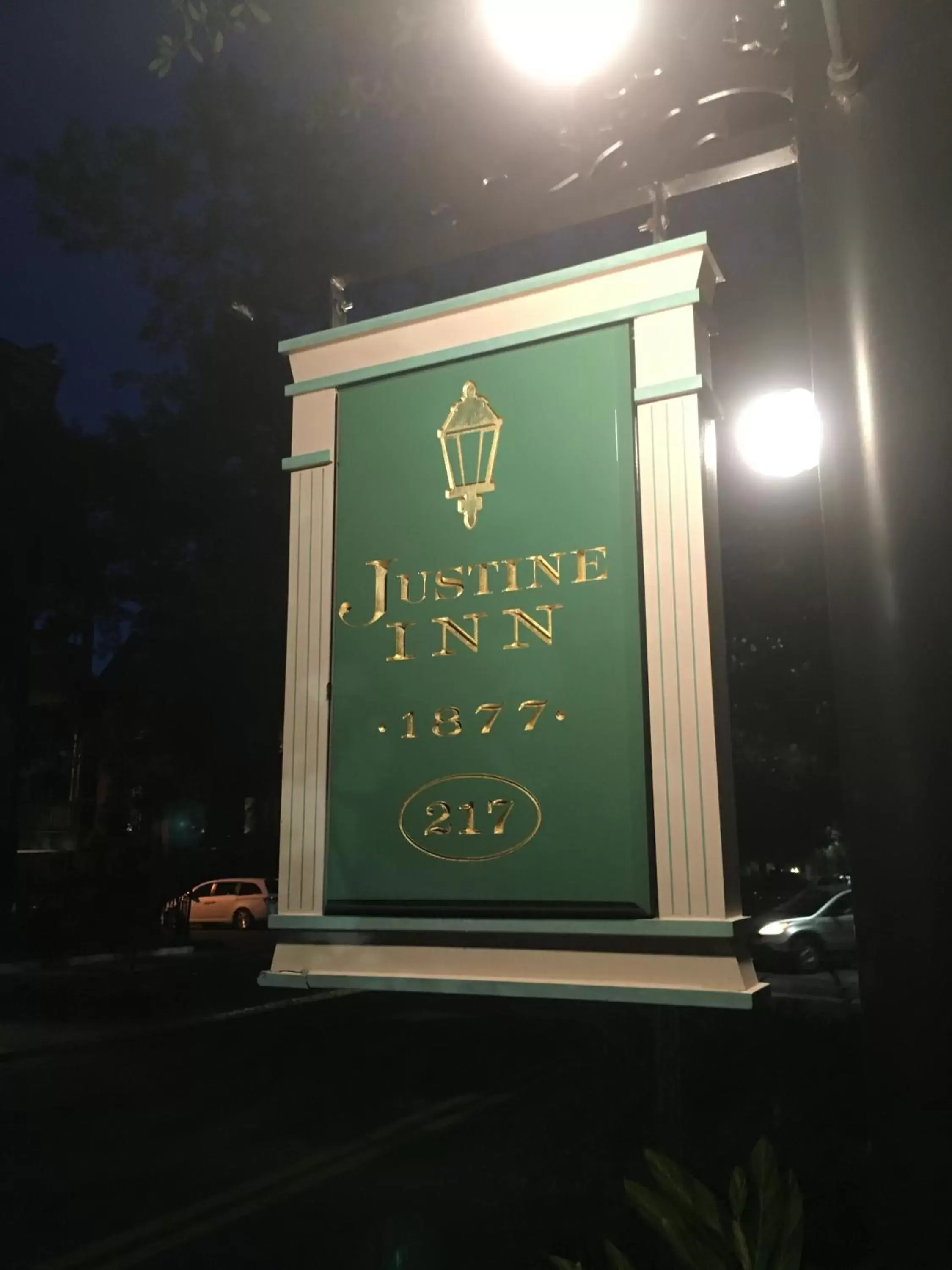 Property logo or sign in Justine Inn Savannah Property logo or sign in Justine Inn Savannah