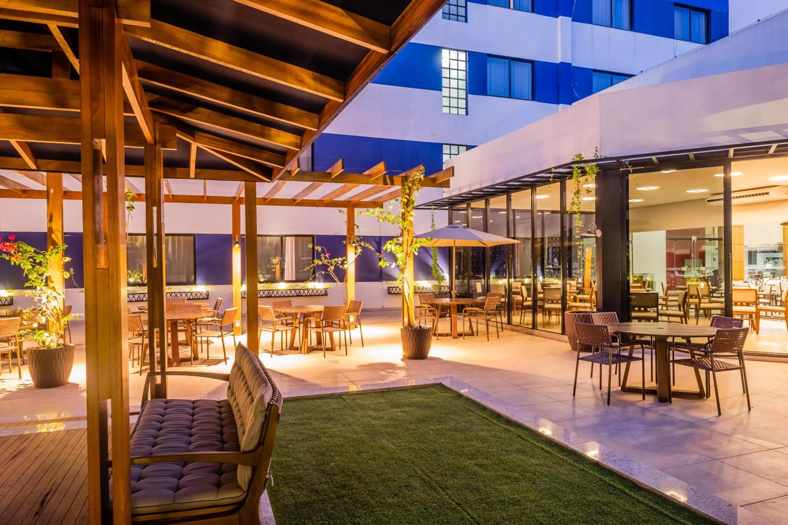 Patio in Viale Cataratas Hotel & Eventos