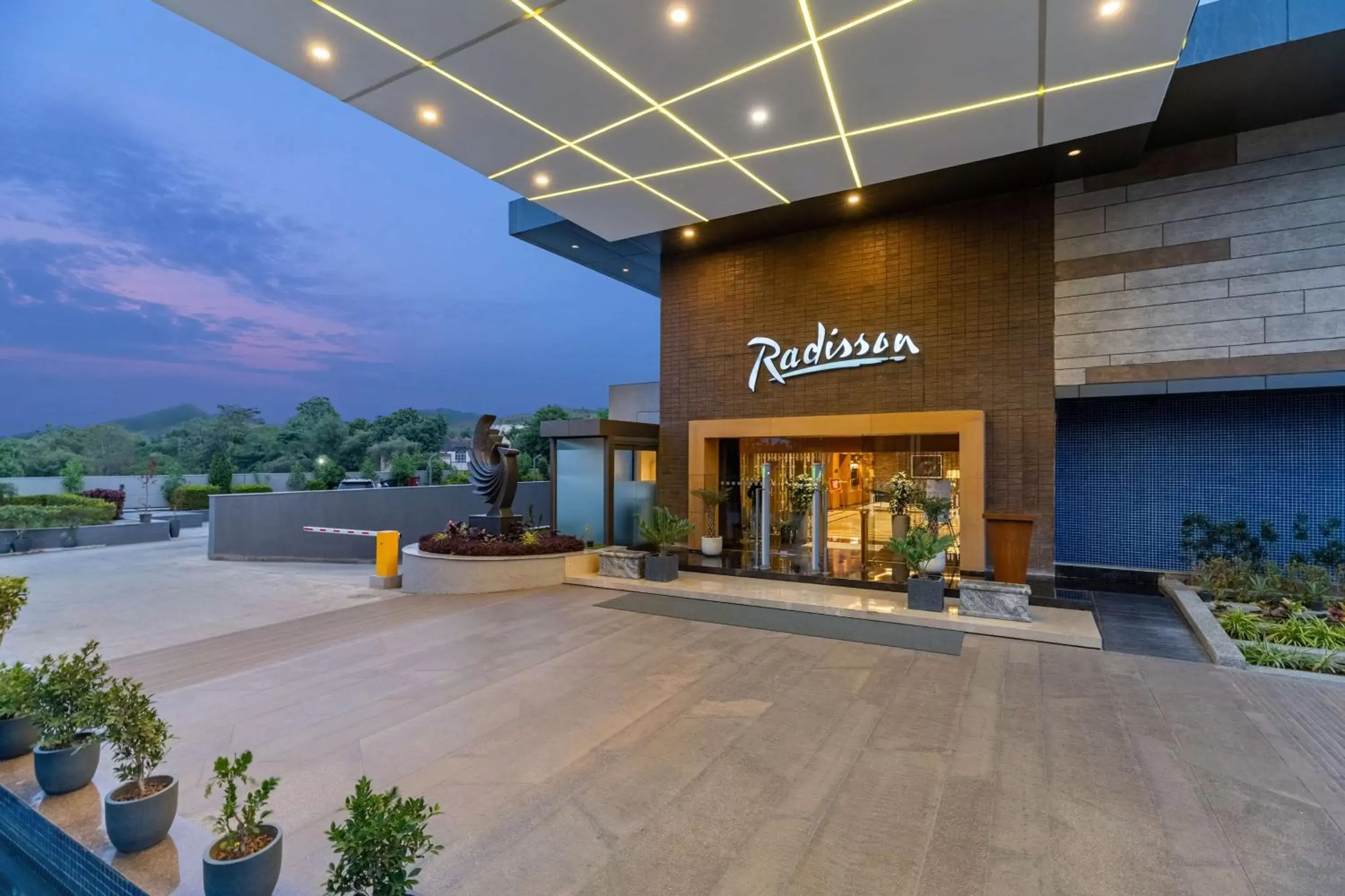 Property building in Radisson Hotel Nathdwara