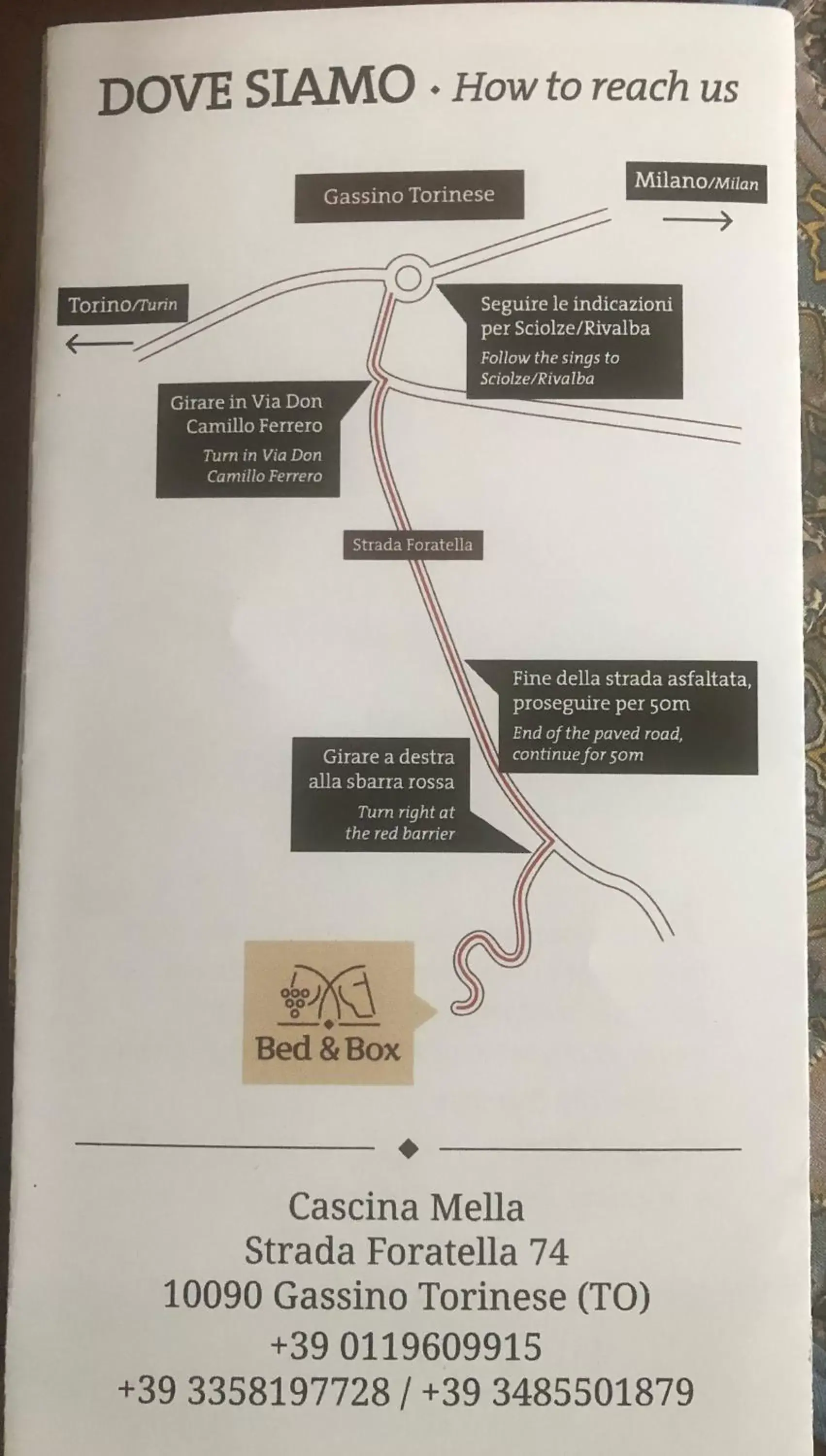 Floor Plan in Bed&Box