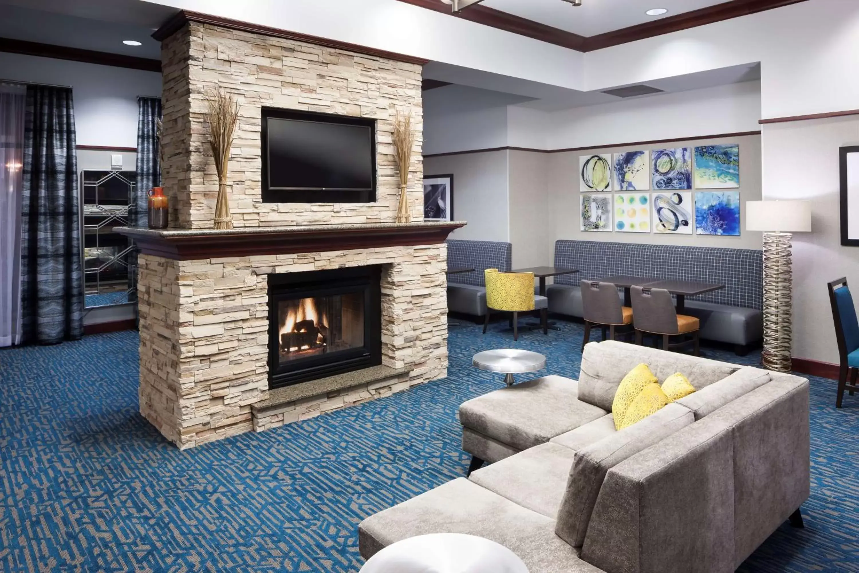 Lobby or reception, Seating Area in Hampton Inn & Suites Oklahoma City-Bricktown