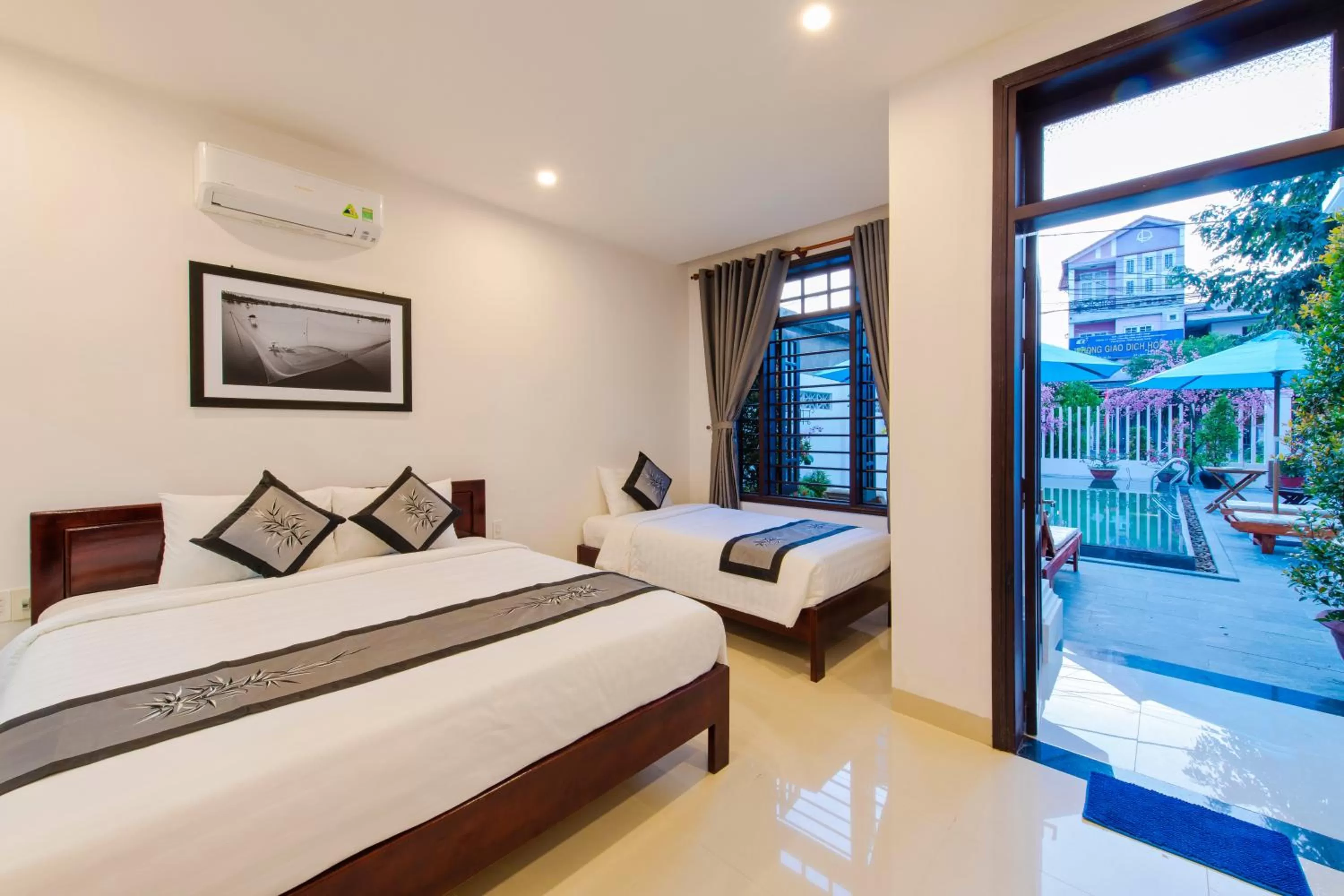 Bed in Ancient Terracotta Villa