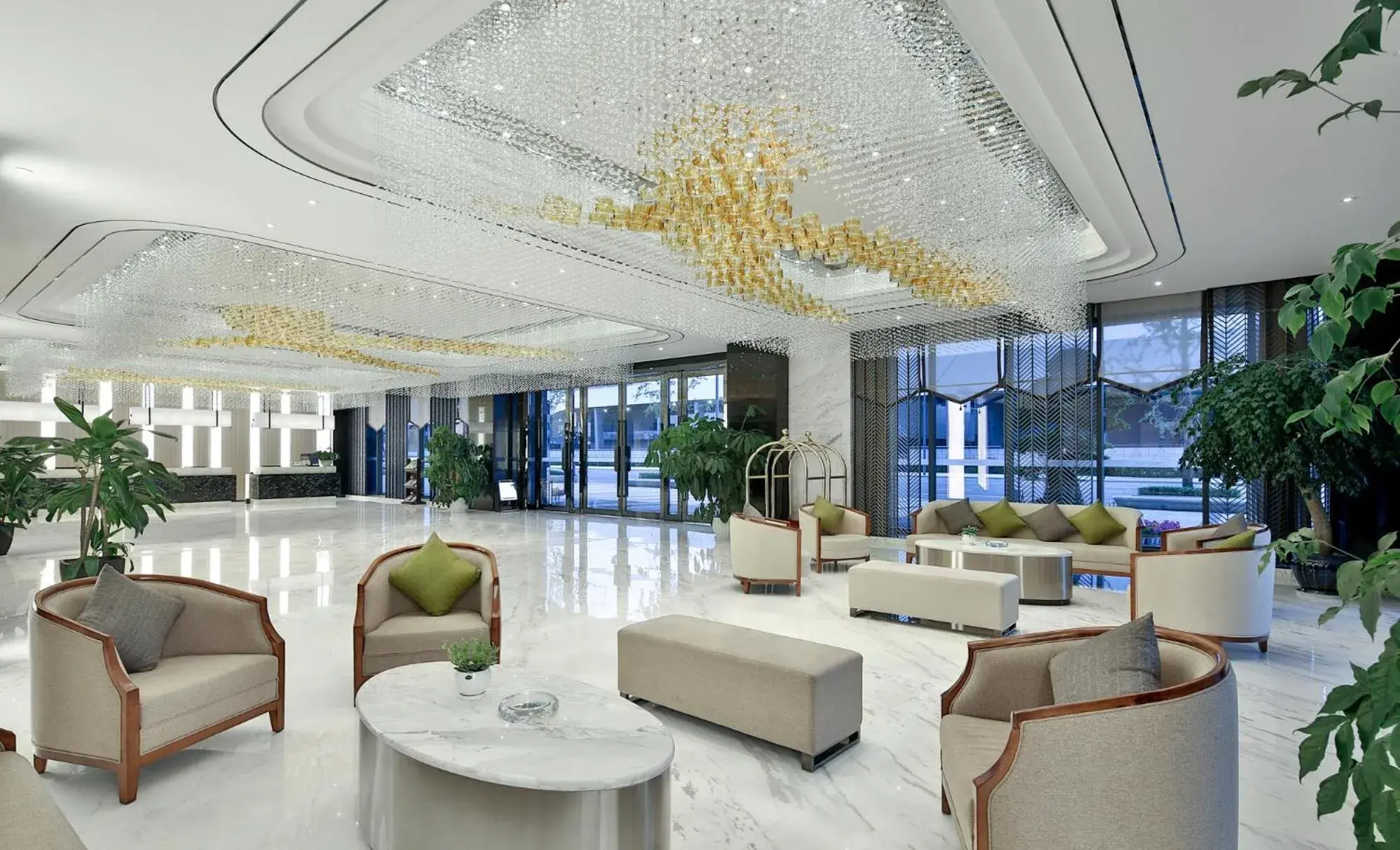 Lobby/Reception in Chengdu qinhuang yongan hotel