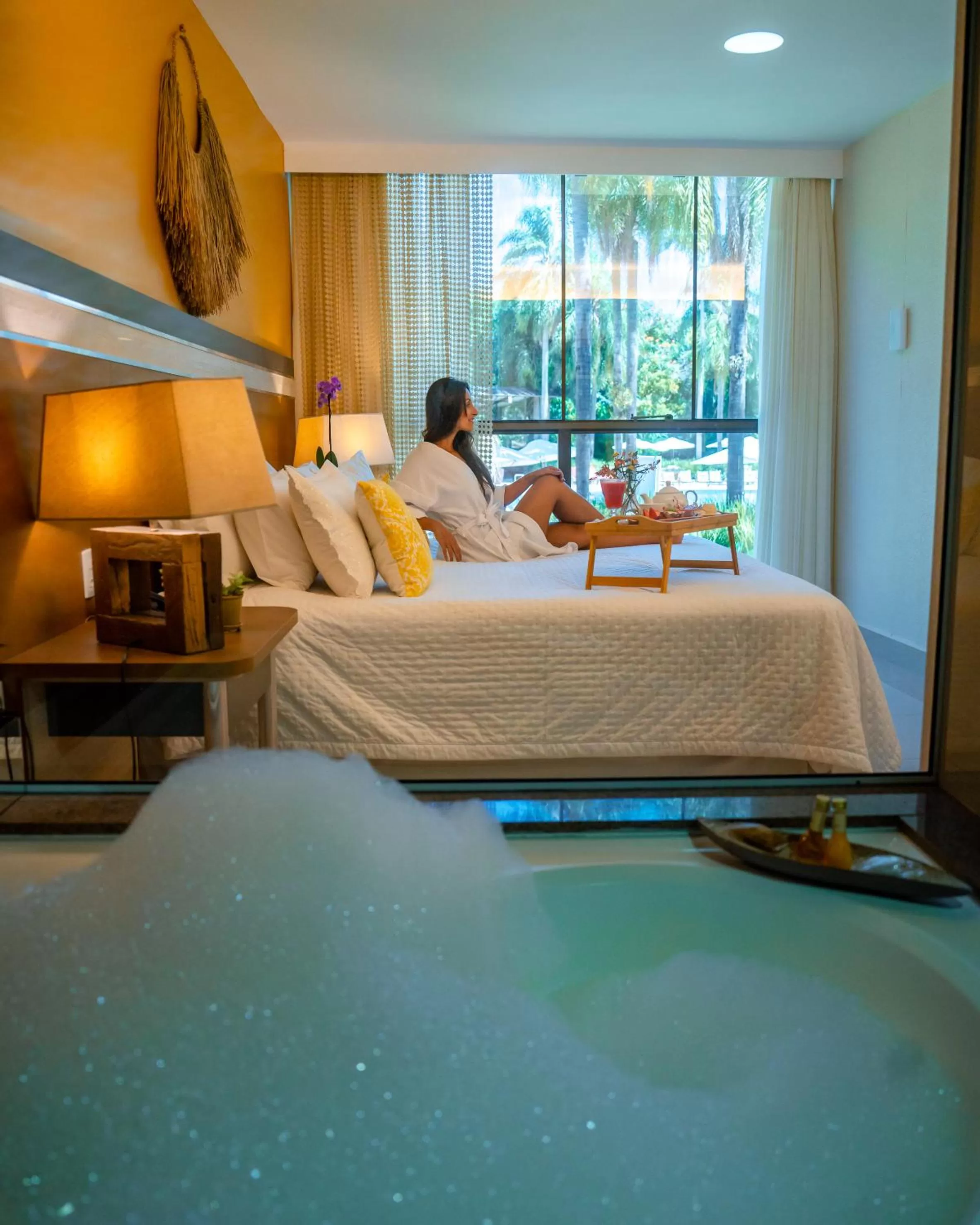 Bed in Vivaz Cataratas Hotel Resort