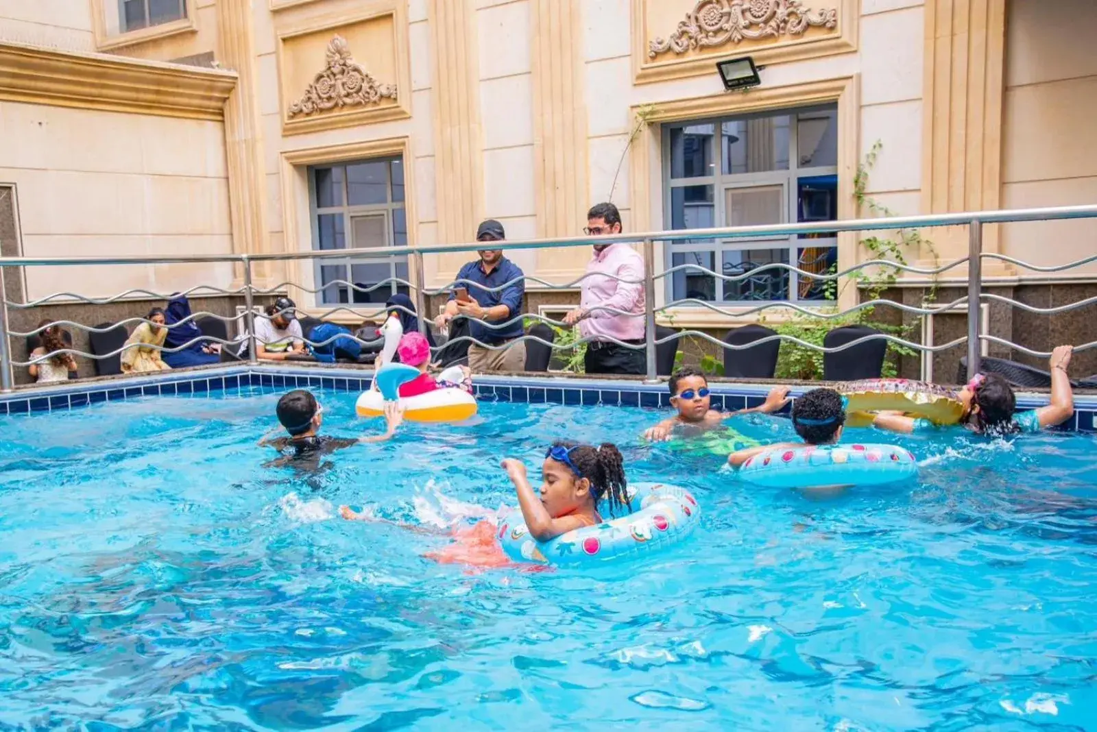 Pool view in Crown Town Hotel Pool view in Crown Town Hotel