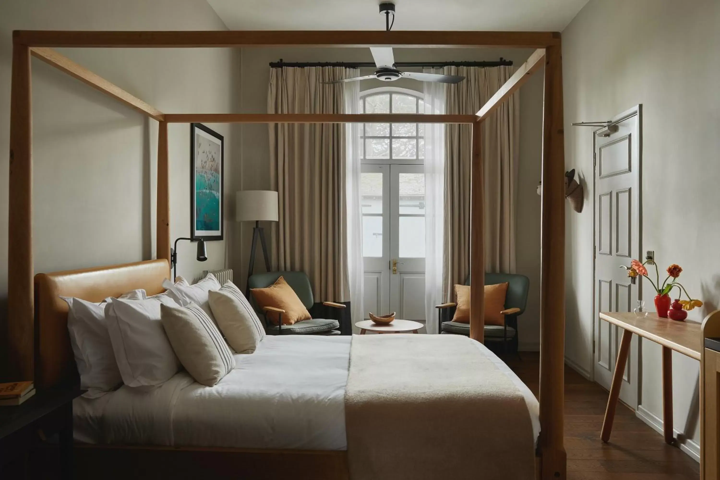 Bedroom in Fowey Hall - A Luxury Family Hotel