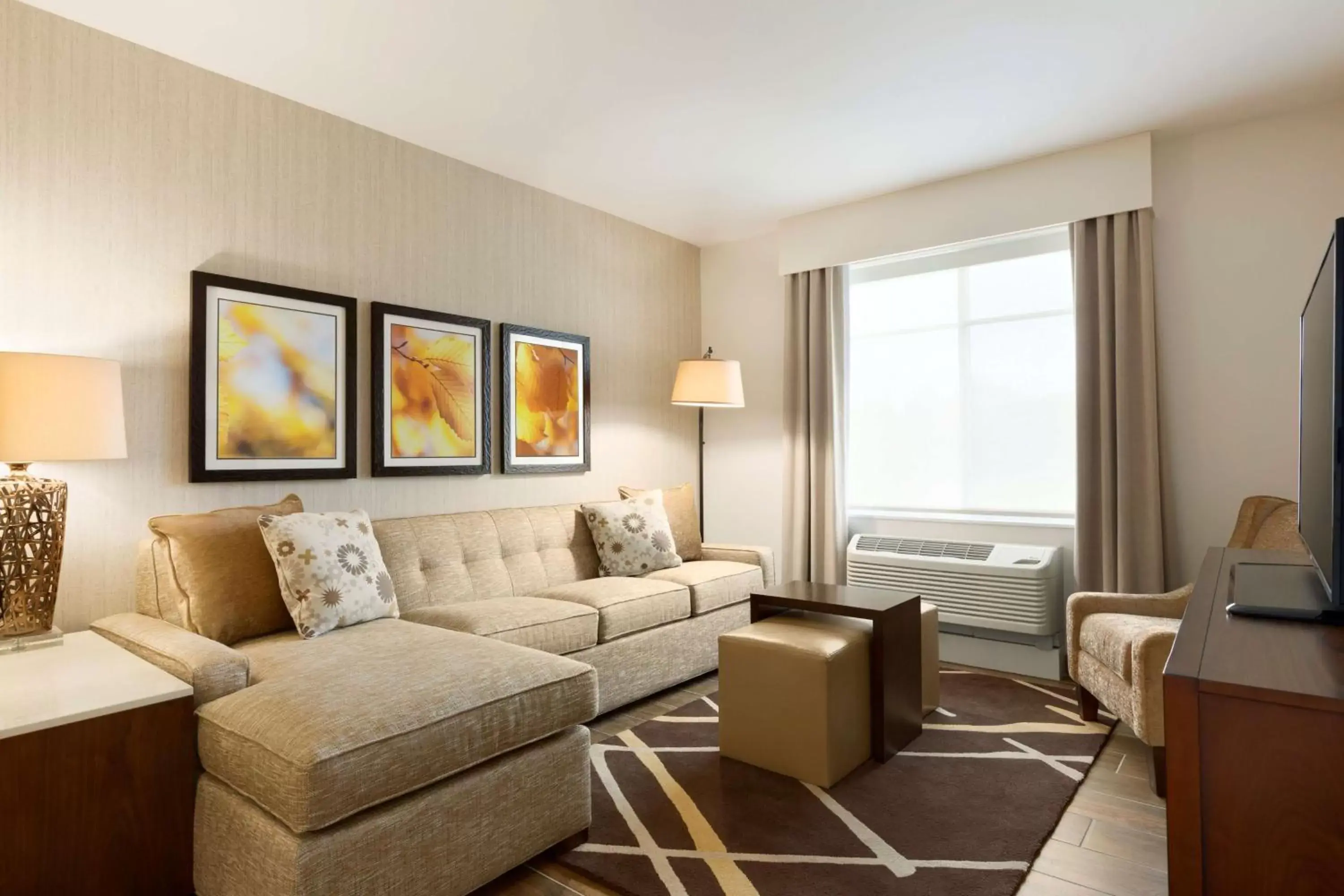 Living room, Seating Area in Homewood Suites By Hilton Augusta