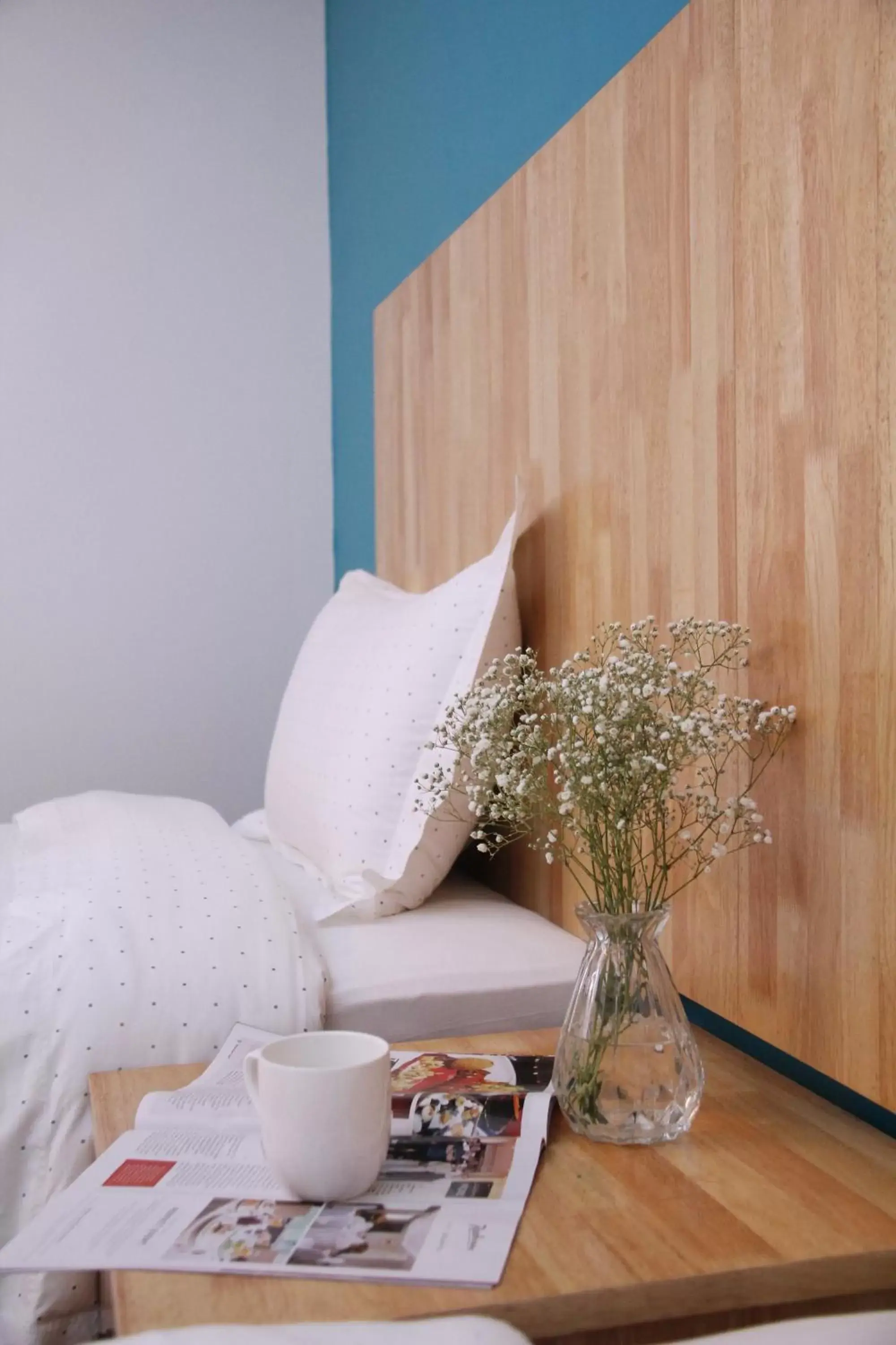 Decorative detail, Bed in 3-Plus Hotel Decorative detail, Bed in 3-Plus Hotel