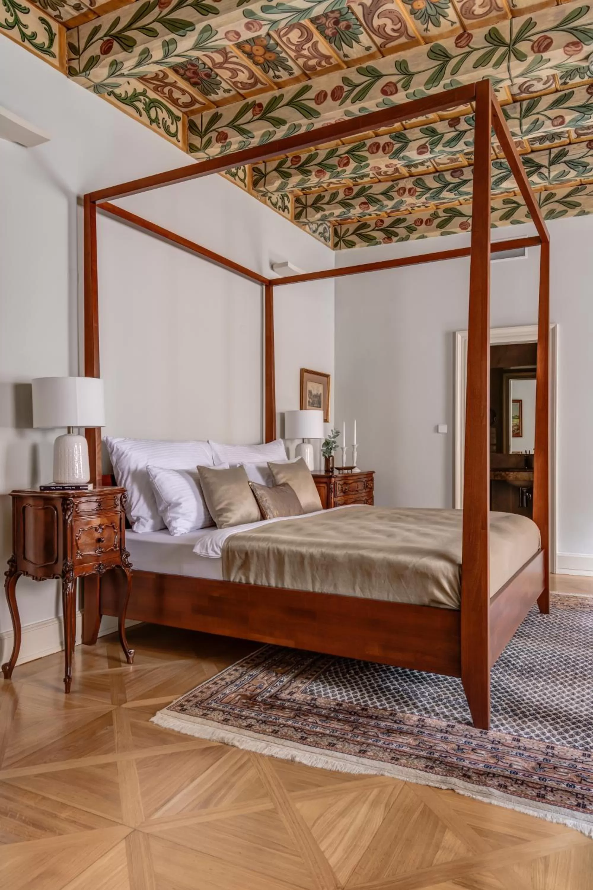 Bed in Hotel Nerudova 211