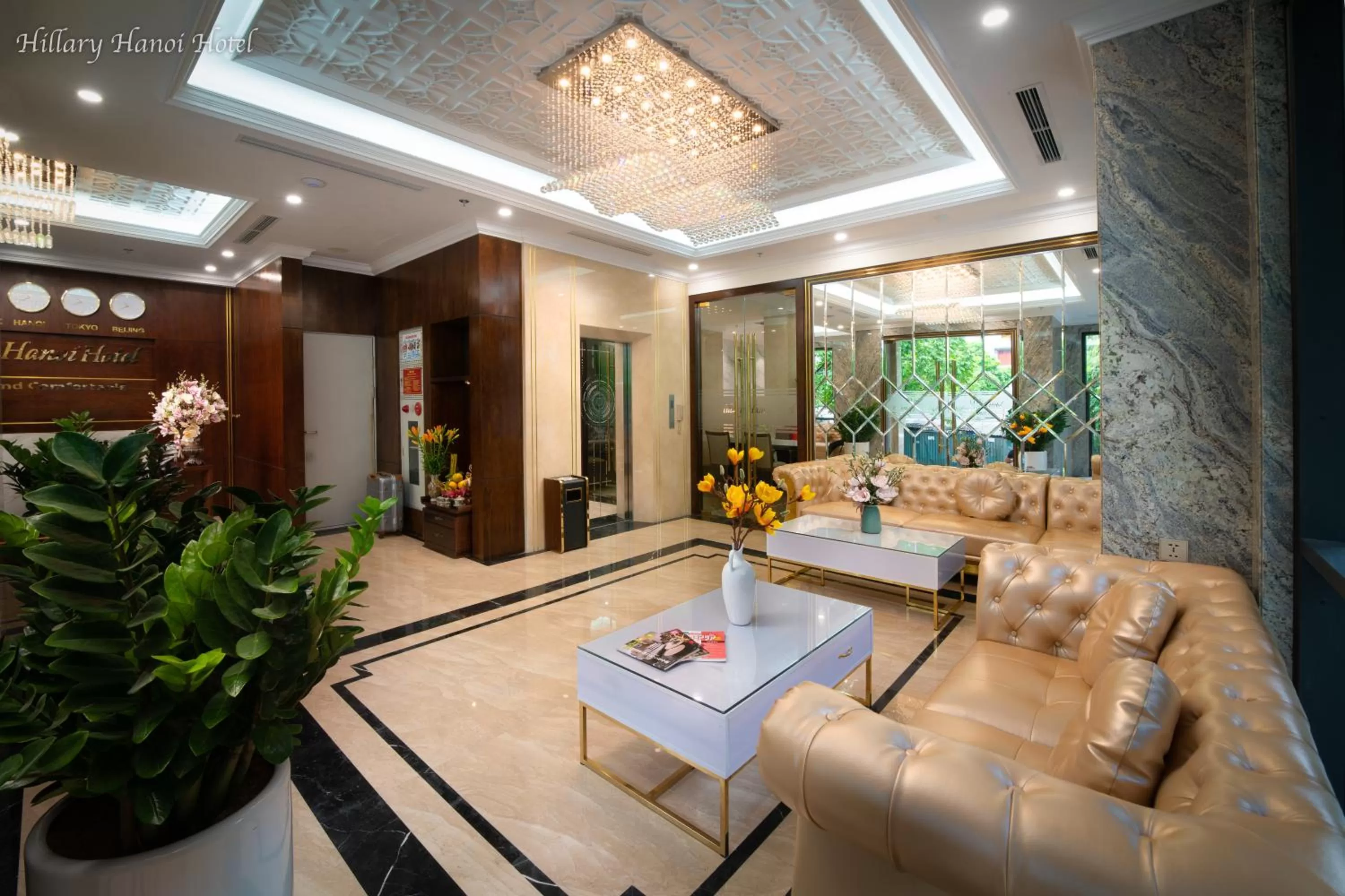 Lobby or reception in Hillary Hanoi Hotel