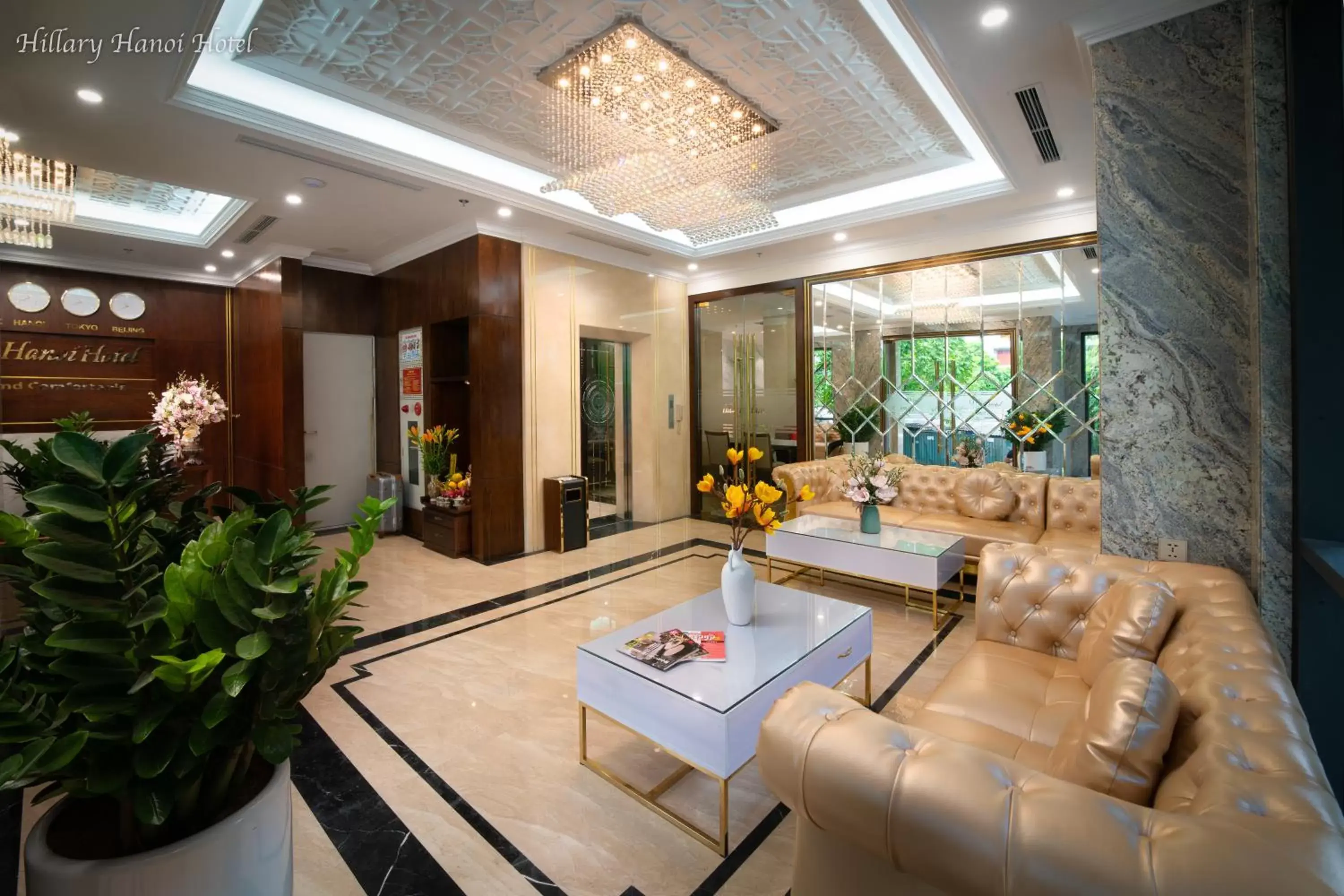 Lobby or reception in Hillary Hanoi Hotel Lobby or reception in Hillary Hanoi Hotel