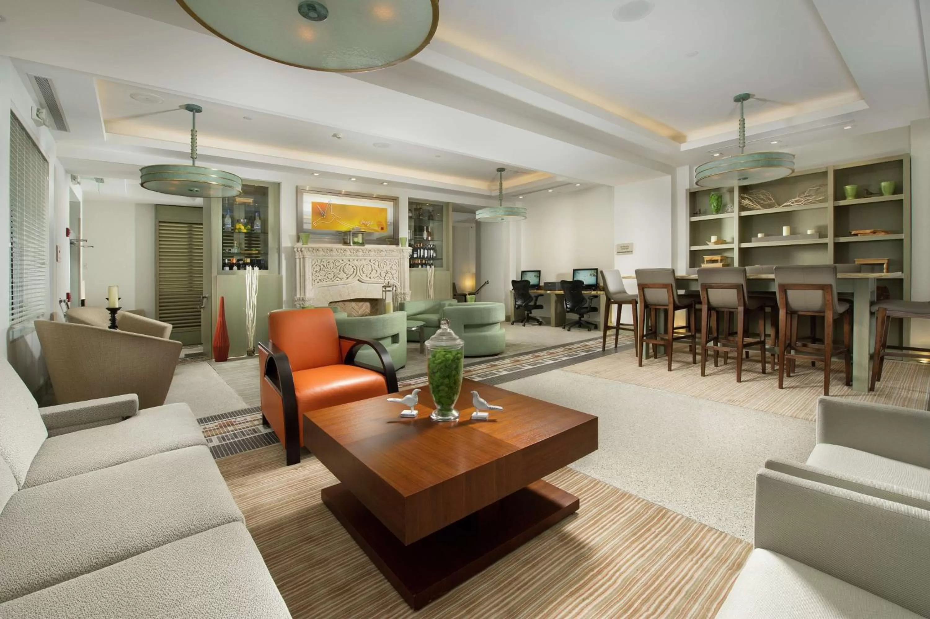 Lobby or reception in Hilton Garden Inn Miami South Beach