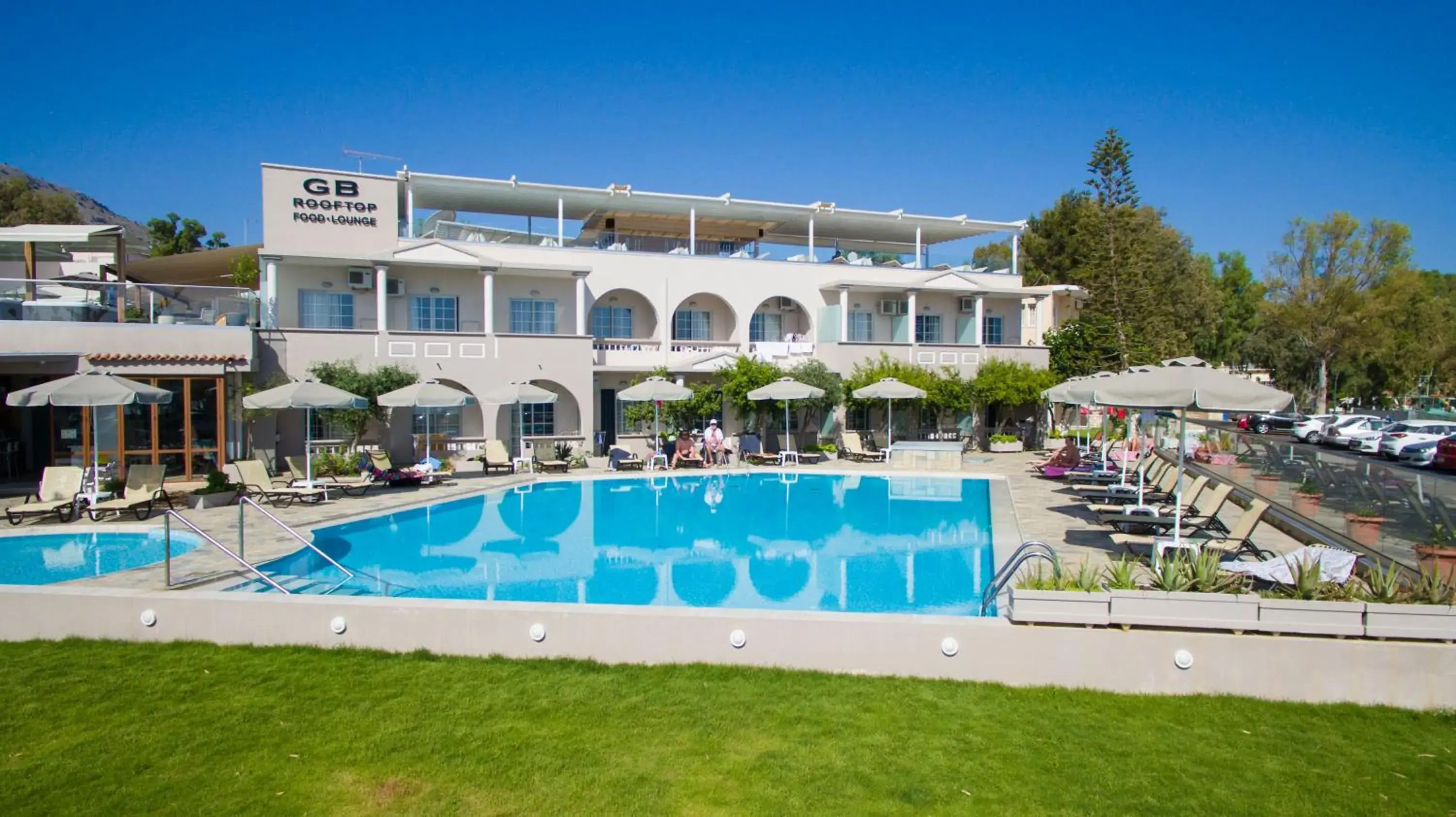 Swimming pool, Property Building in Georgioupolis Beach Hotel