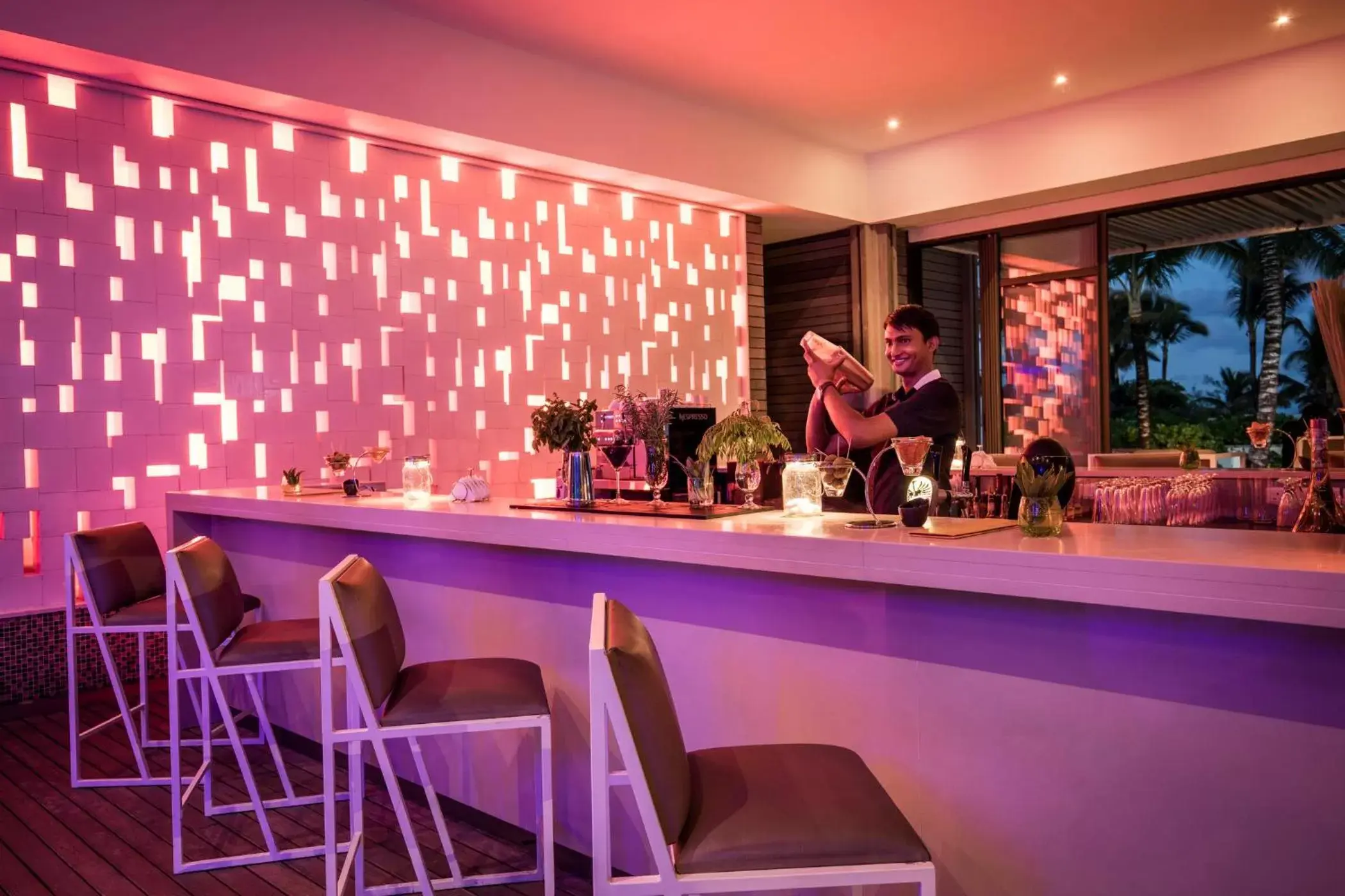Lounge or bar in Long Beach Mauritius