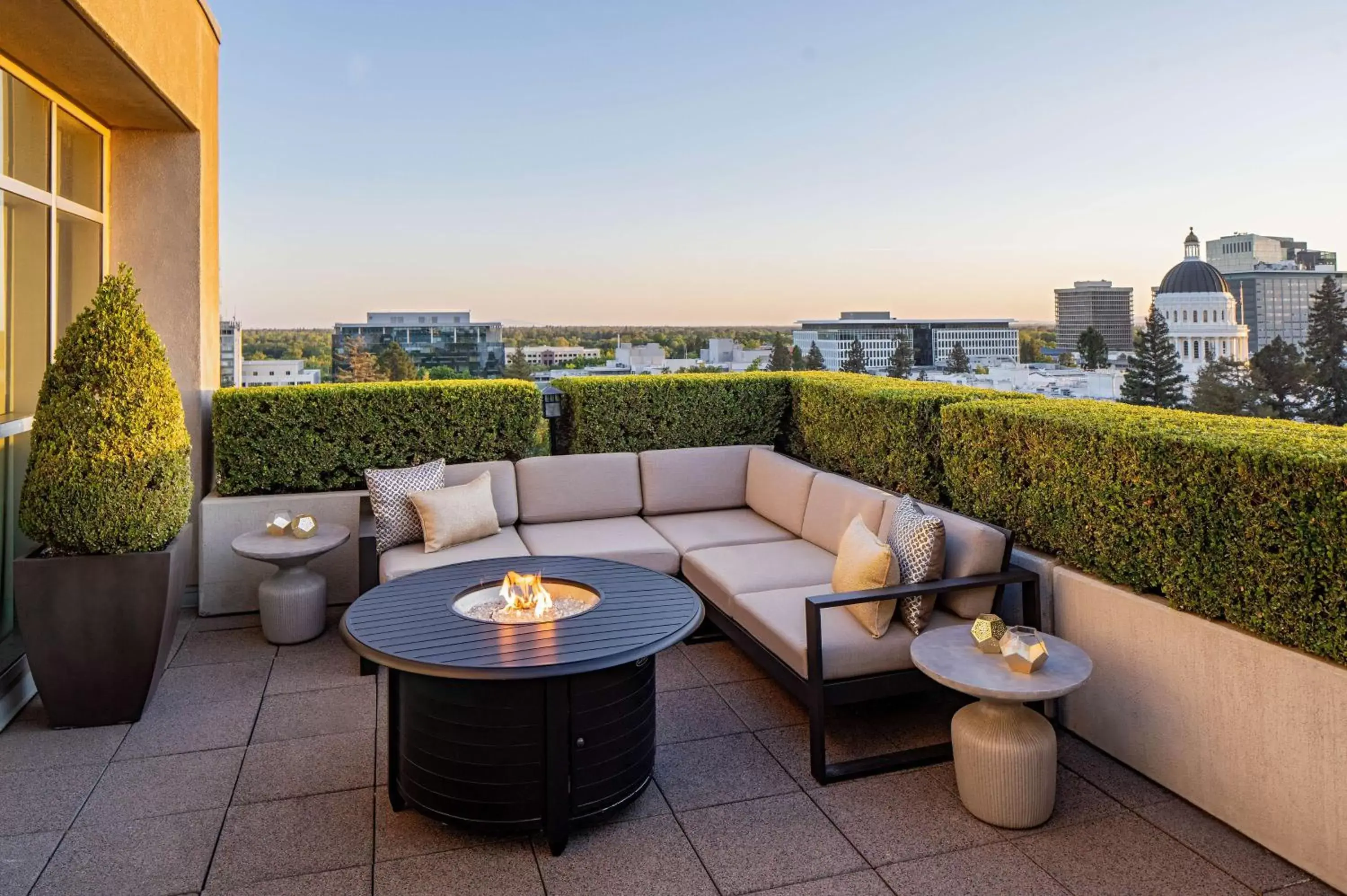 Patio in Hyatt Regency Sacramento