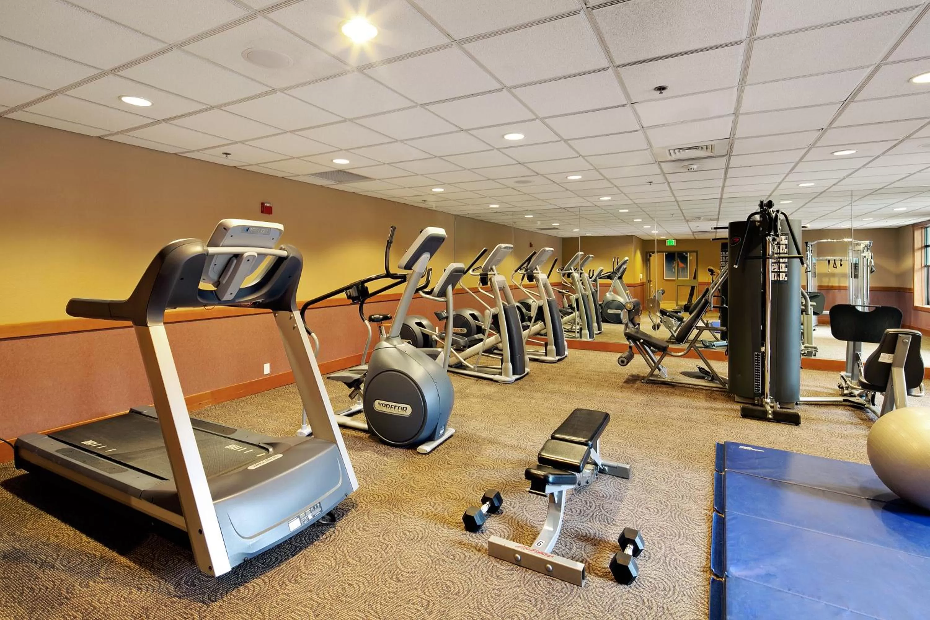 Fitness centre/facilities in The Village Lodge