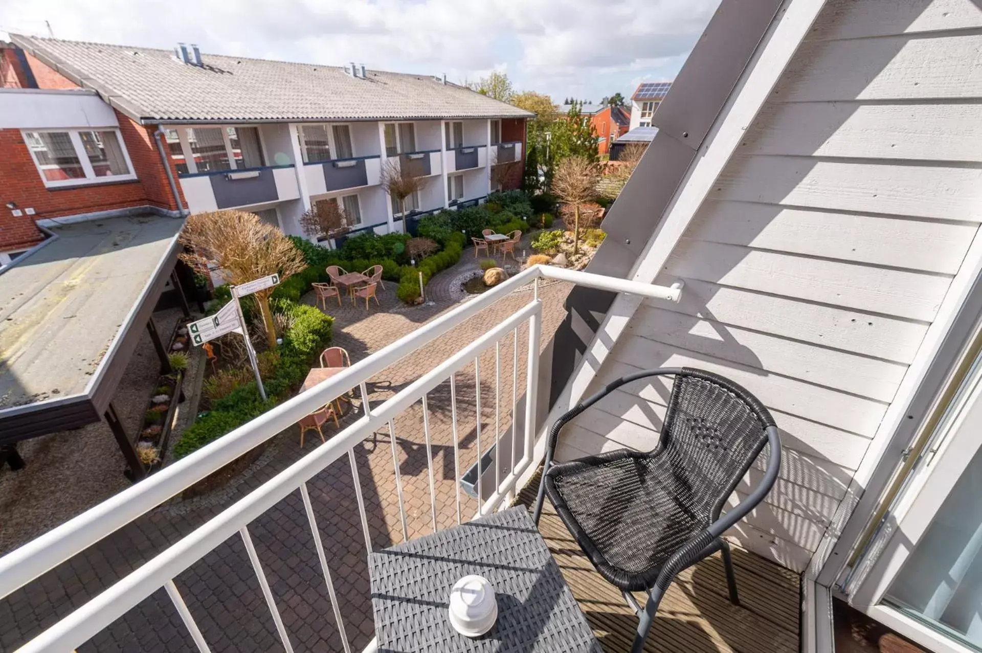 Balcony/Terrace in Hotel am Schlosspark garni