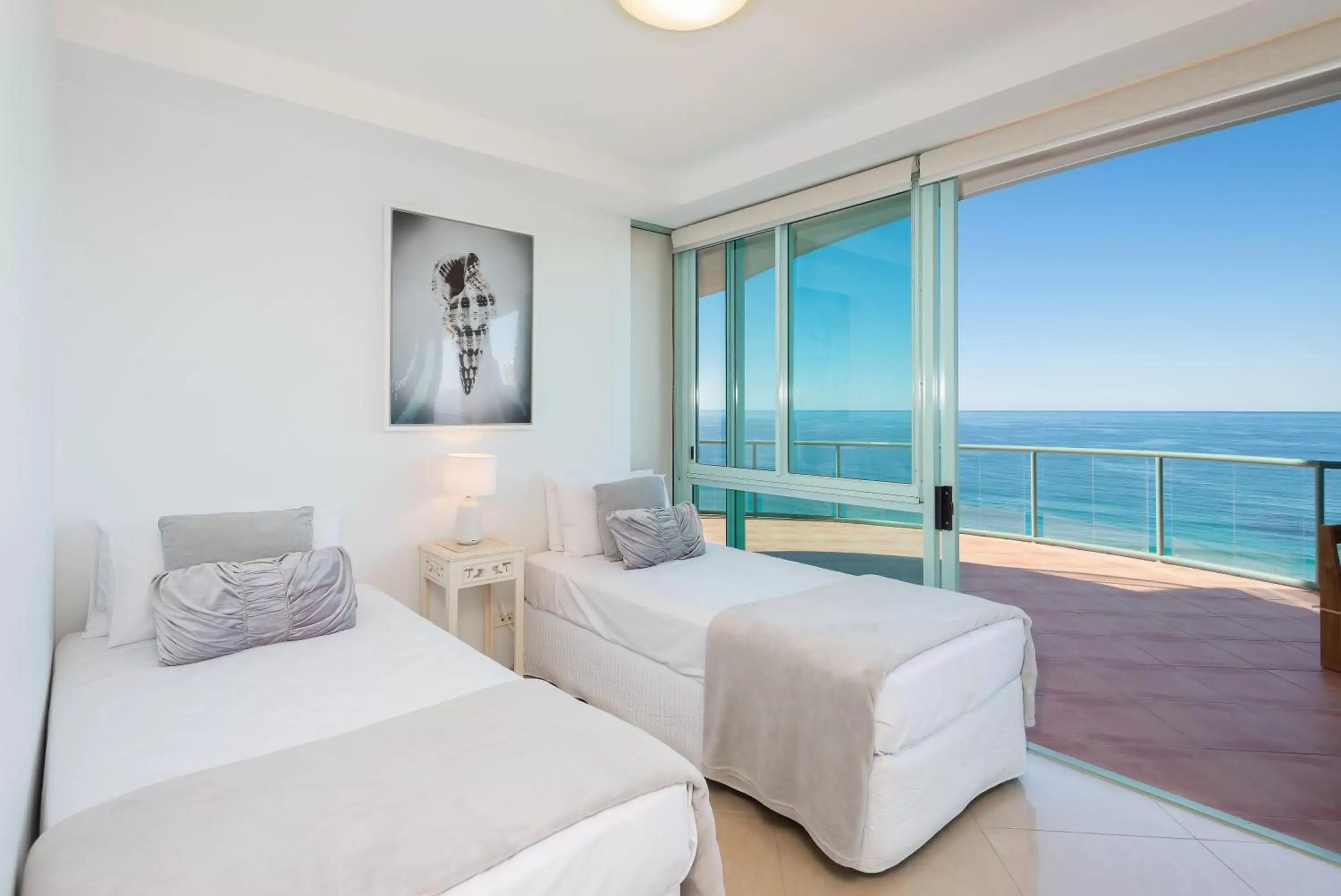 Bedroom, Sea View in The Waterford on Main Beach