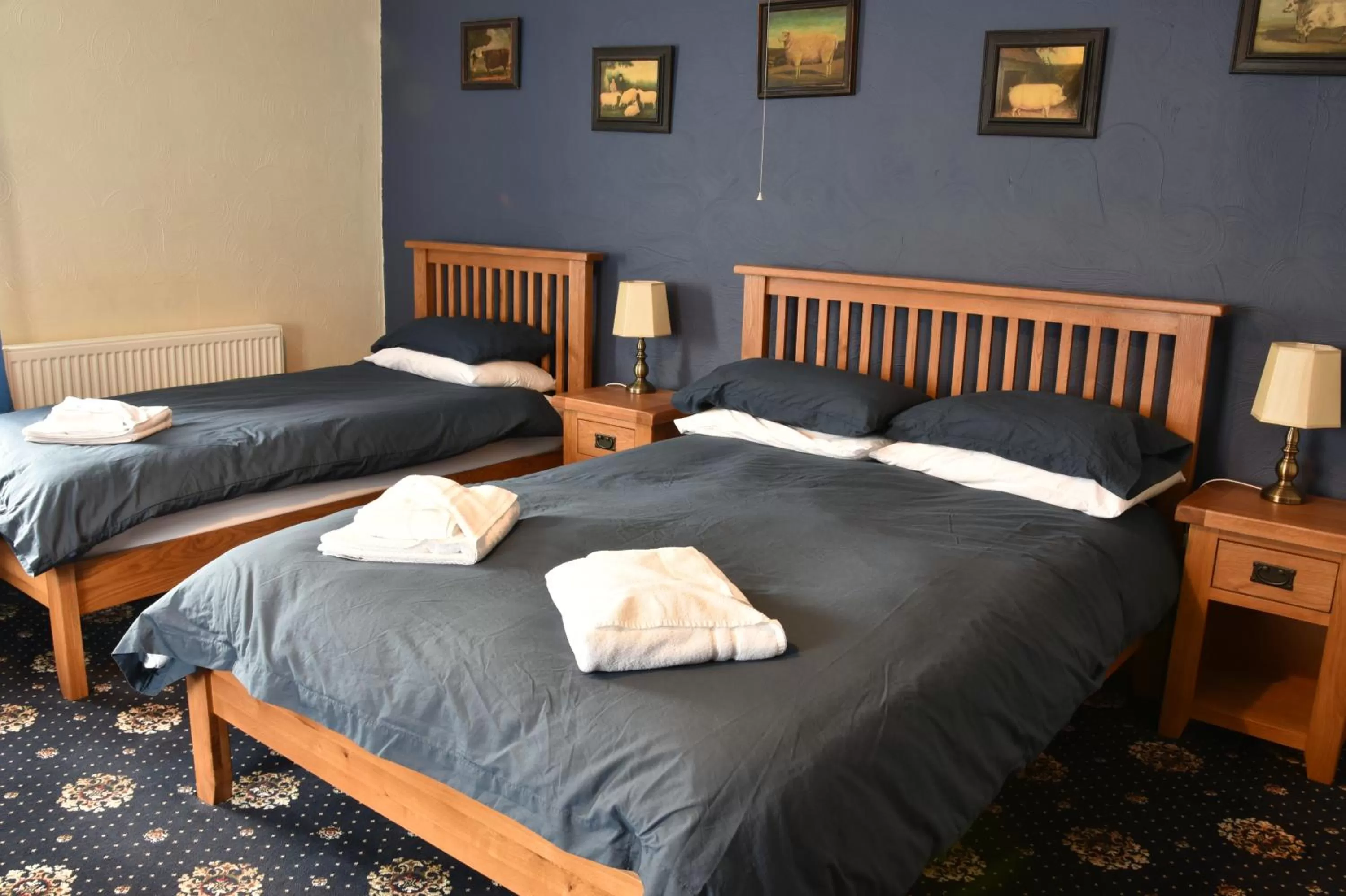Bed in Dinorben Arms Hotel