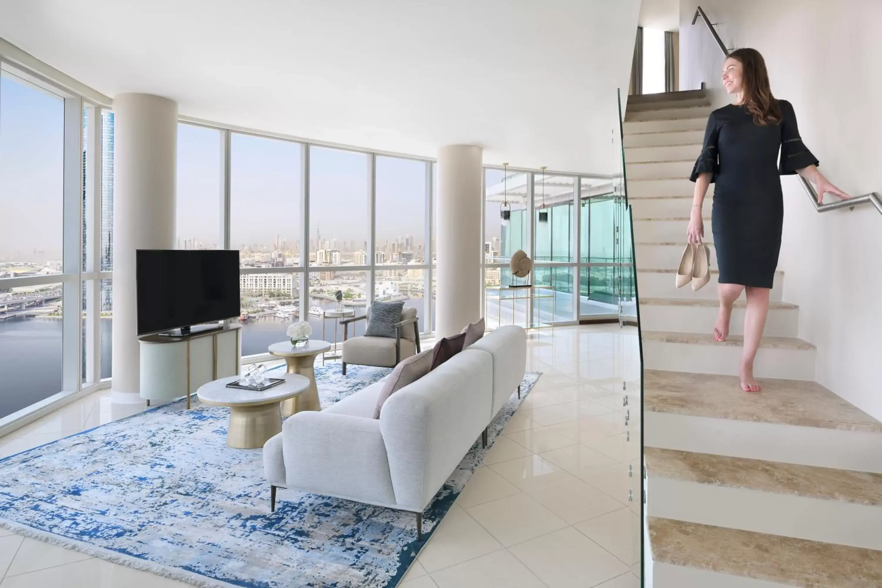 Living room in InterContinental Residence Suites Dubai Festival City, an IHG Hotel