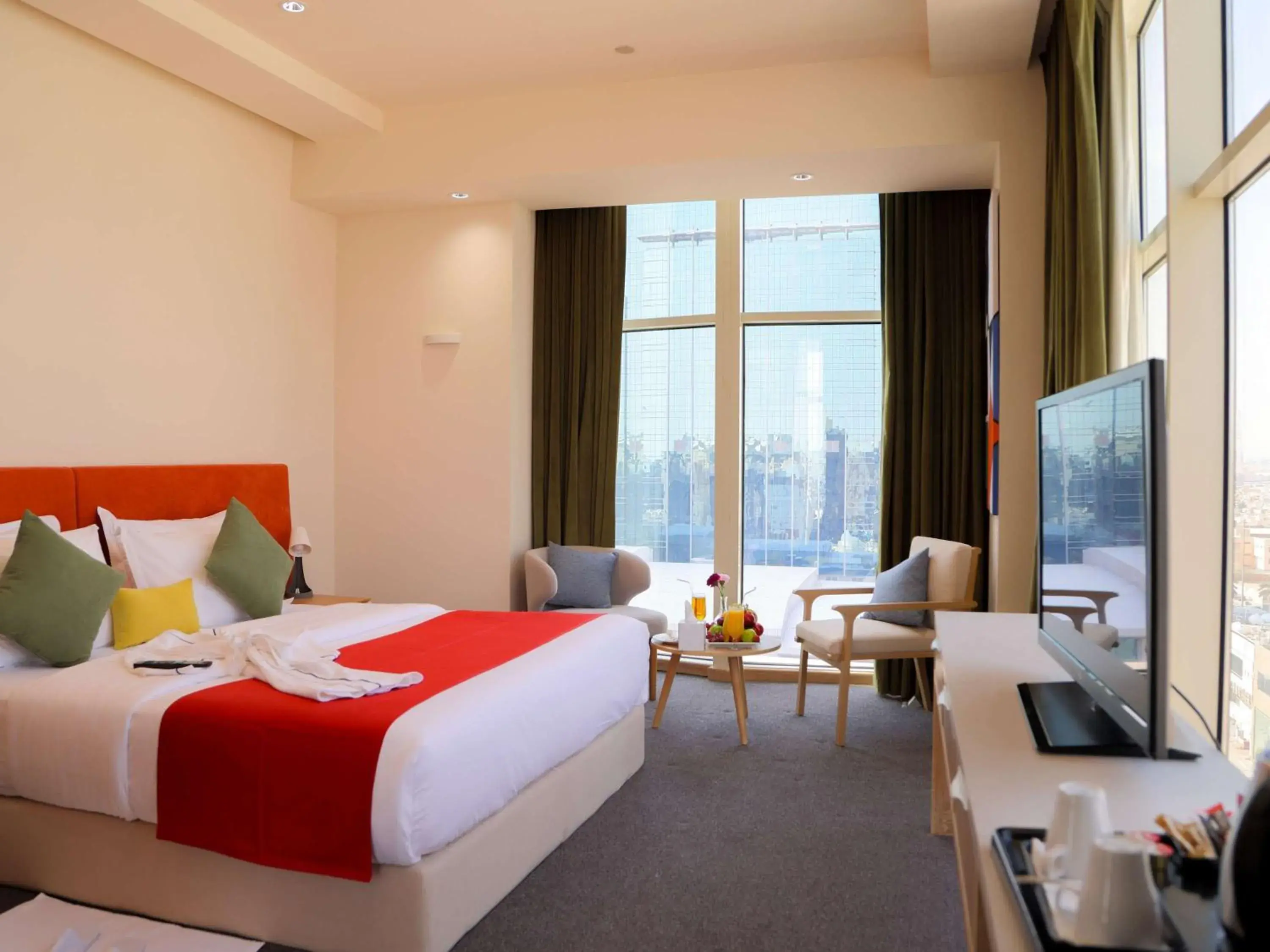 Bedroom in Novotel Suites Riyadh Dyar