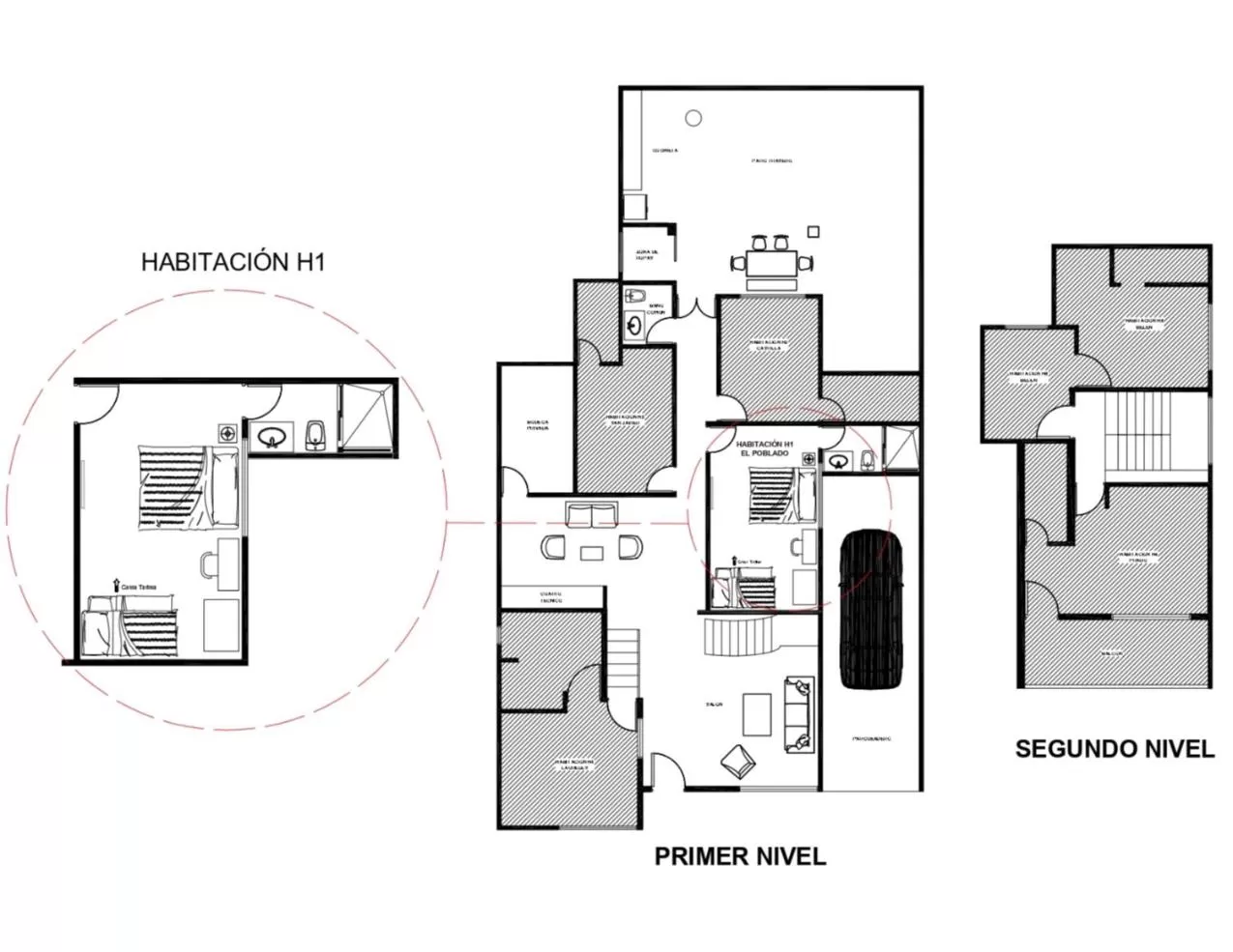 Floor plan in Casa Medallo