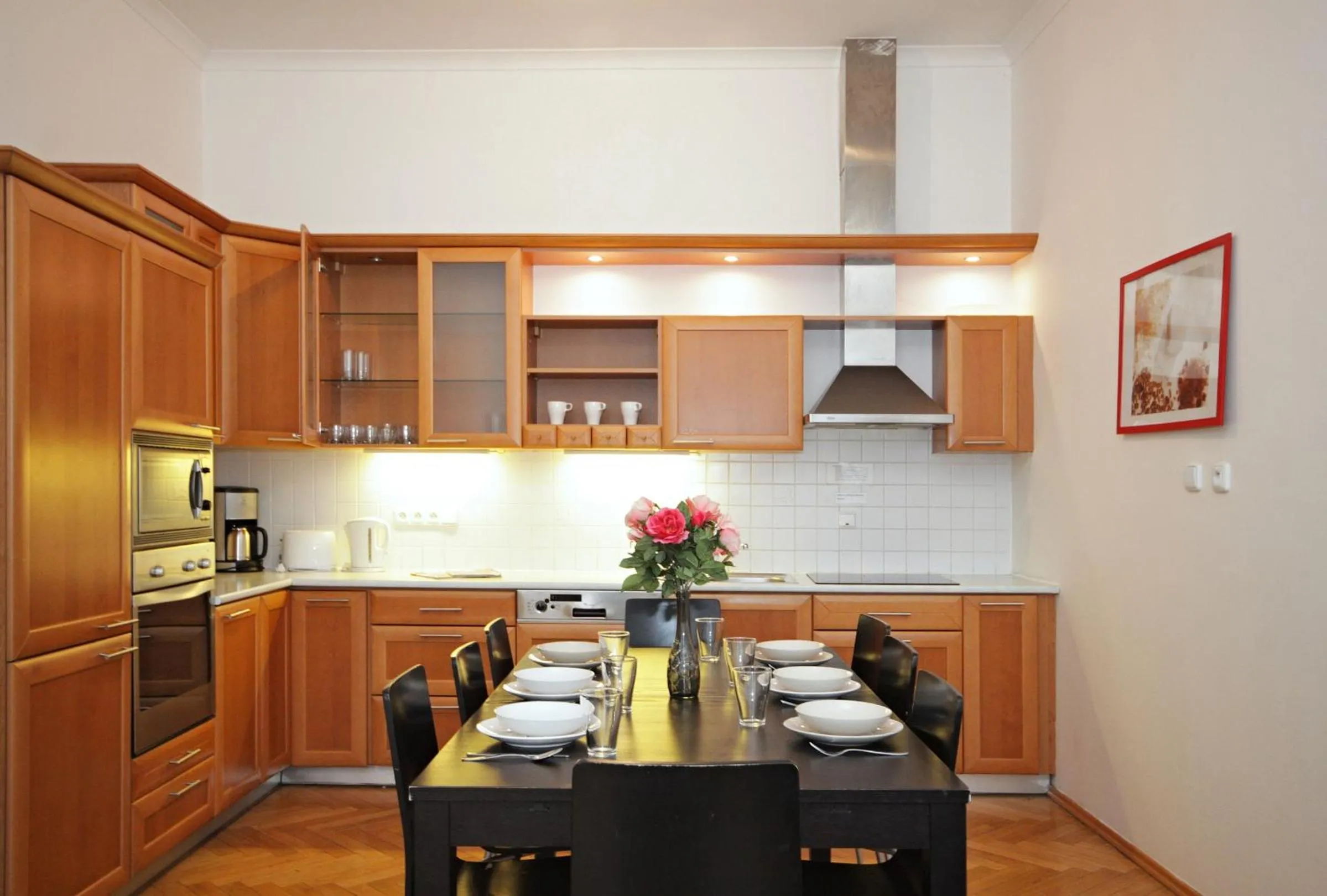 Dining area in Prague Central Residence