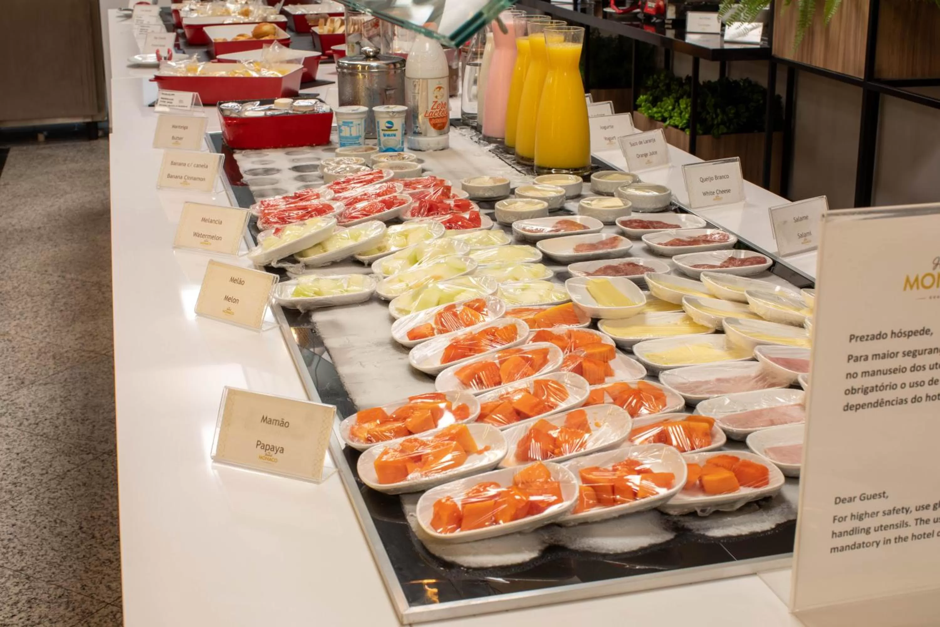 Breakfast in Summit Hotel Monaco