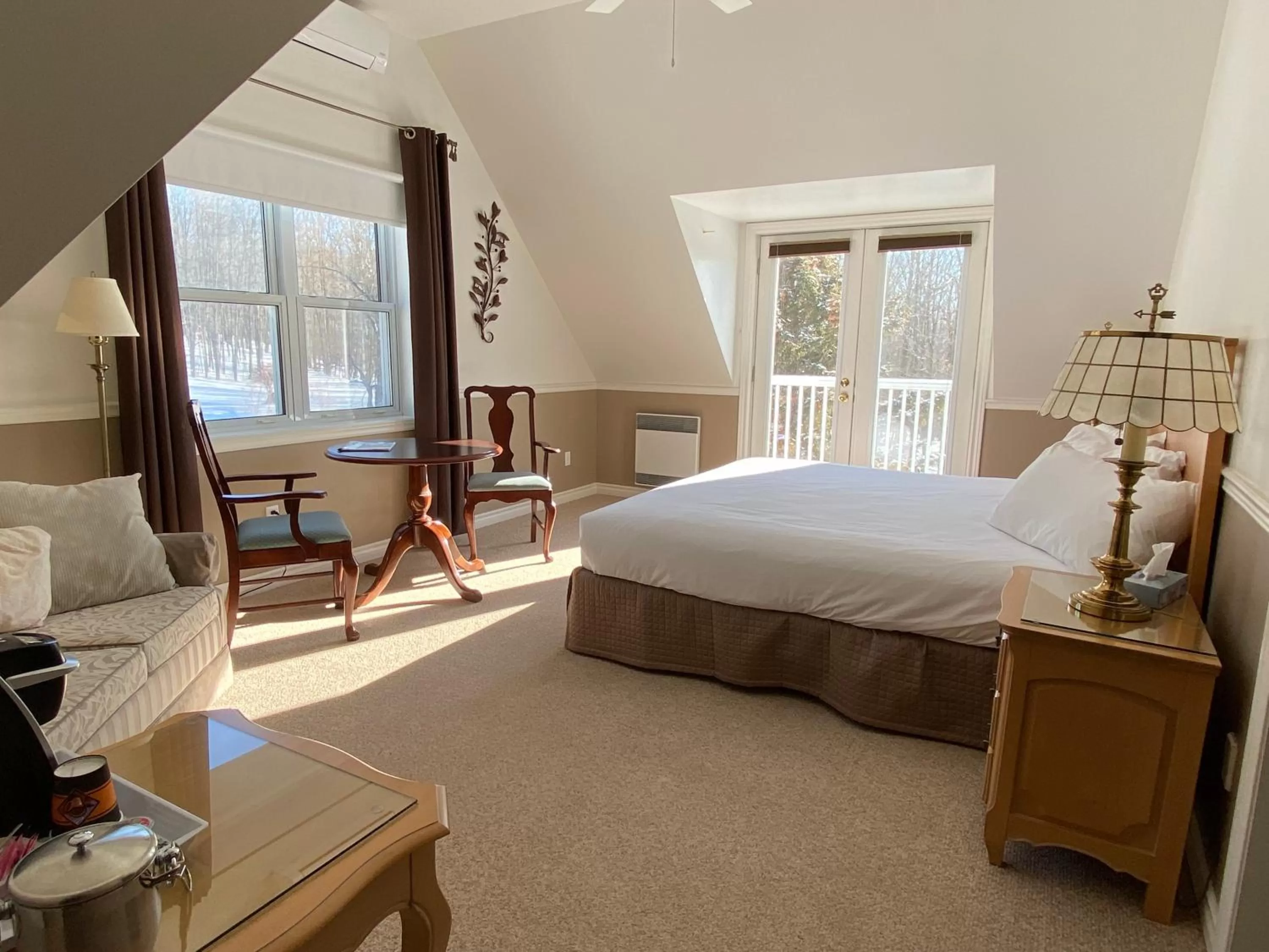 Bed in Auberge Le Tricorne