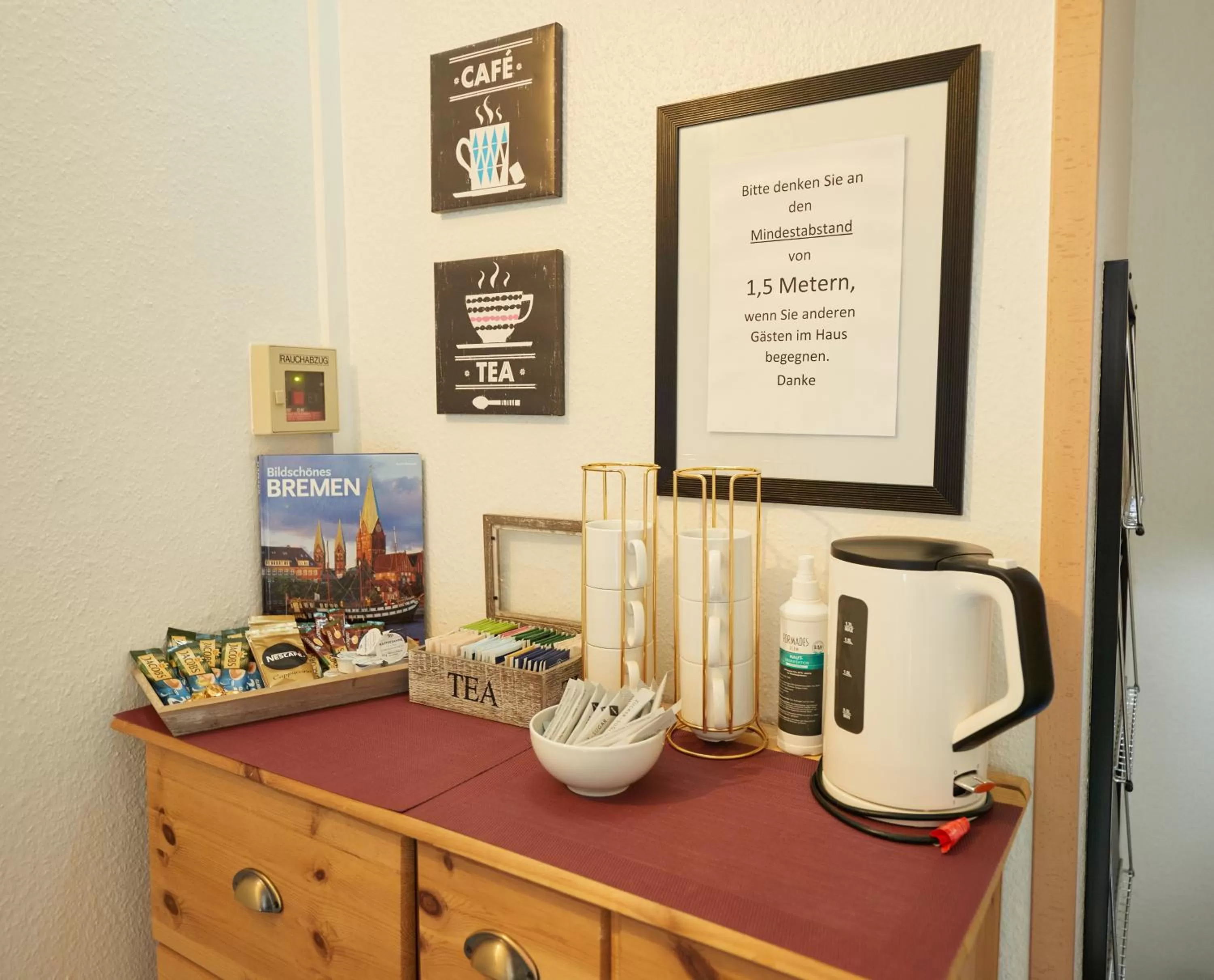 Coffee/tea facilities in Hotel Am Hillmannplatz Nr.1