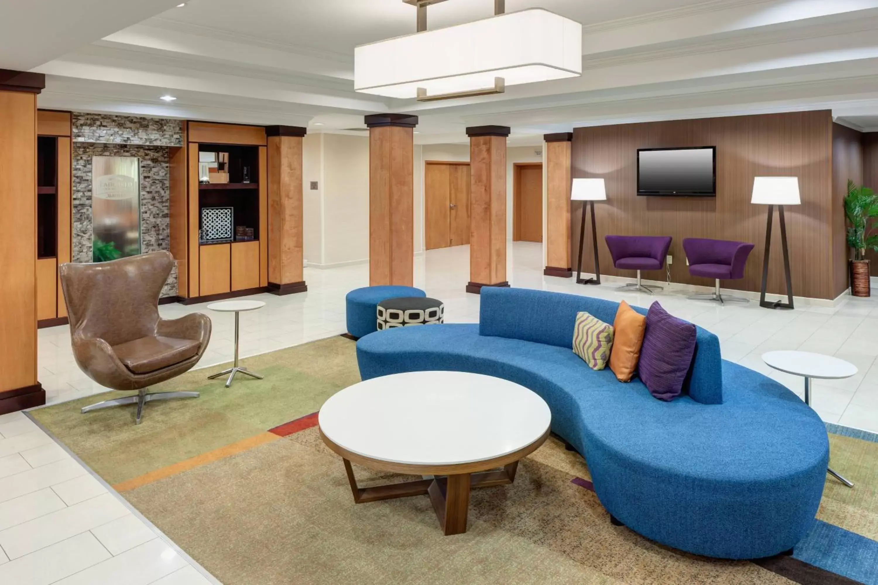 Lobby or reception, Seating Area in Fairfield Inn & Suites Jacksonville Butler Boulevard