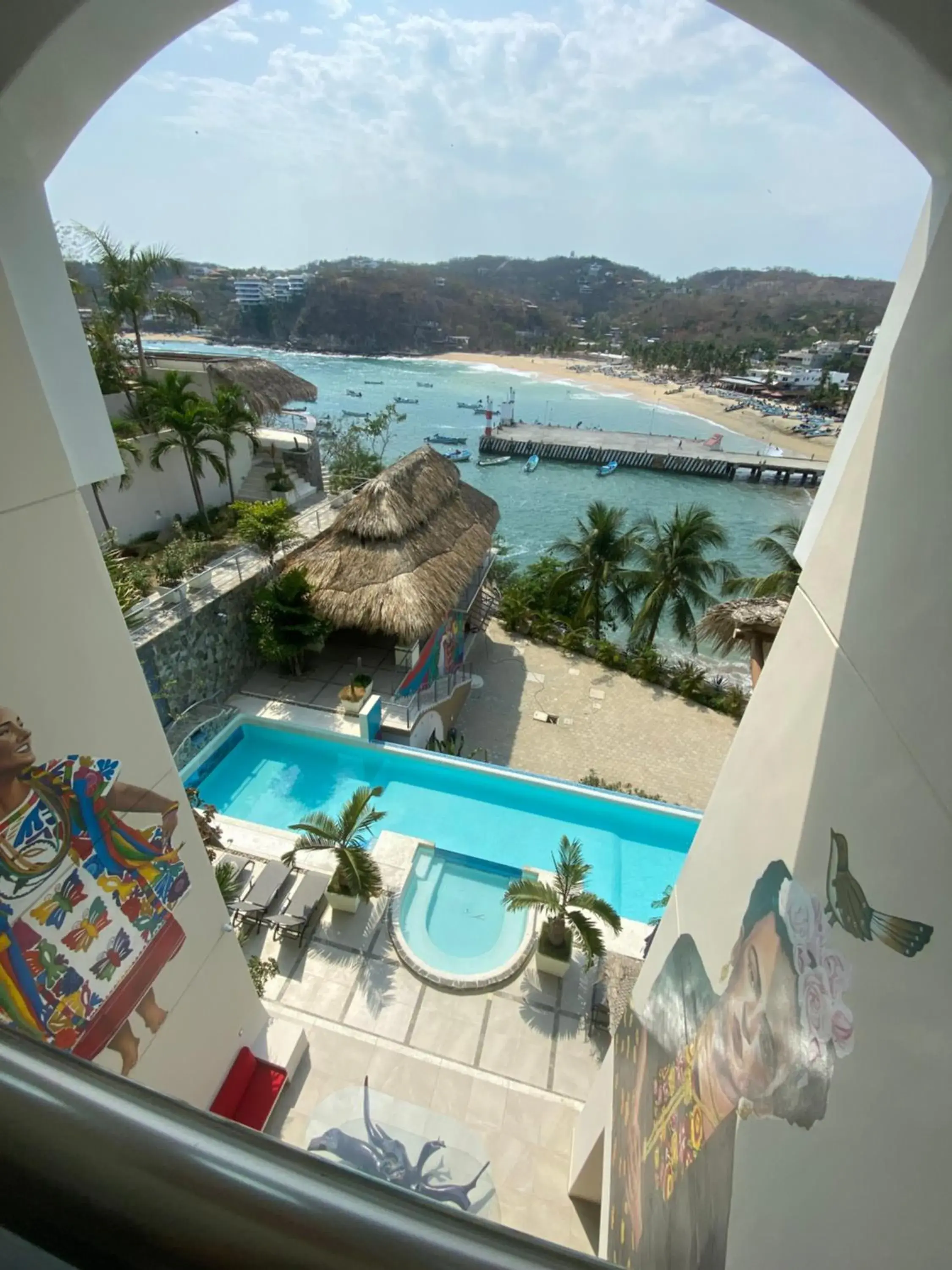 Natural landscape, Pool View in Hotel Casa Justina