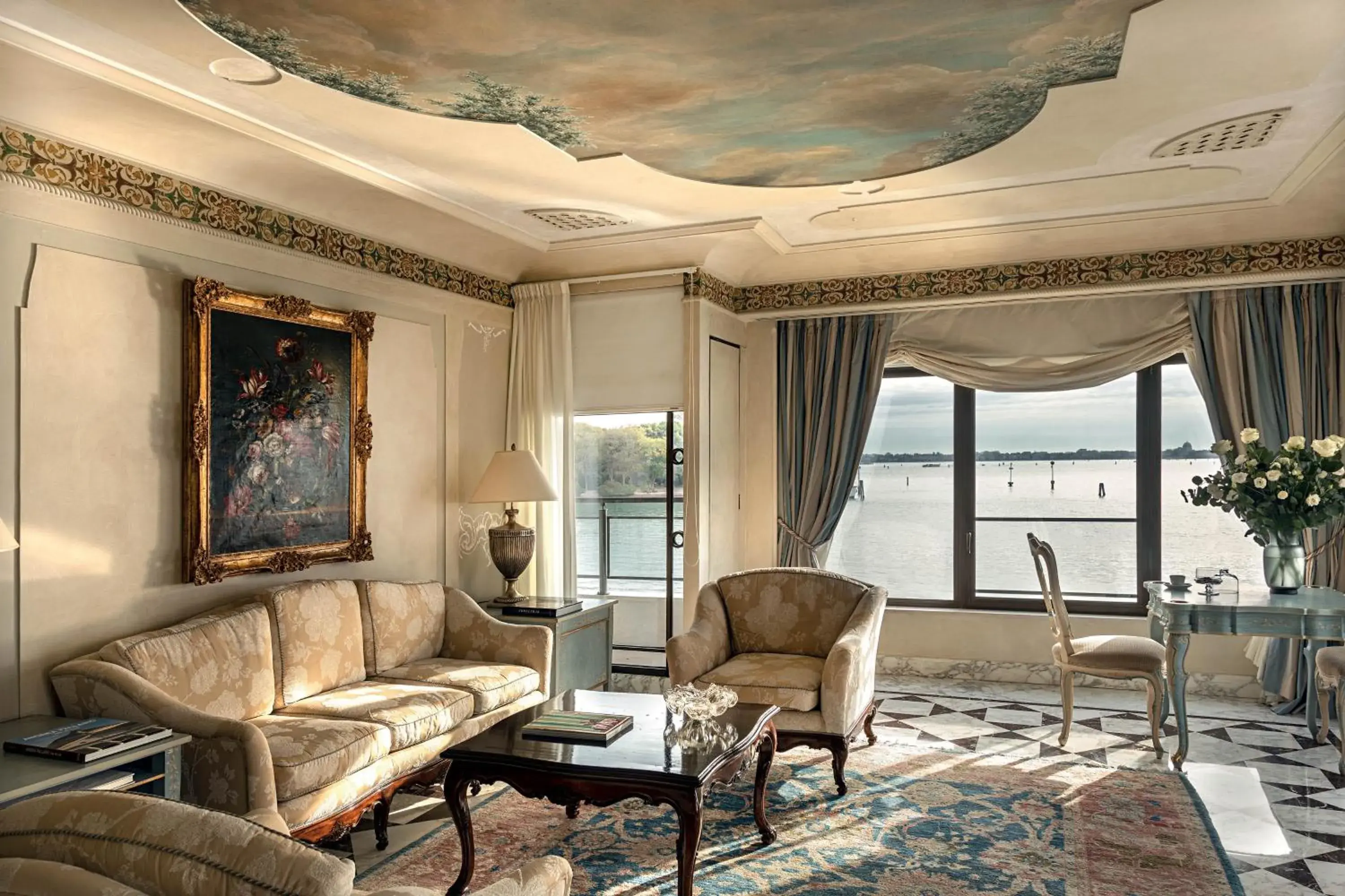 Living room, Seating Area in Hotel Cipriani, A Belmond Hotel, Venice